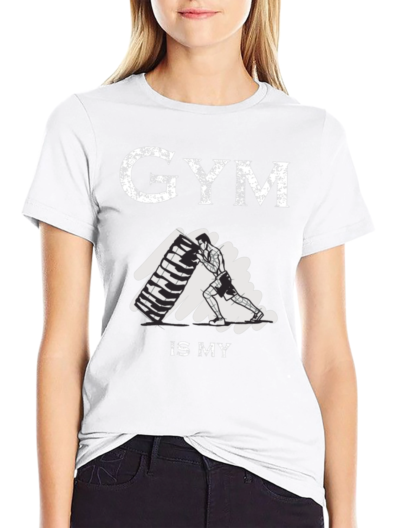 Gym Is My Life T-Shirt: Fitness Motivation Tee