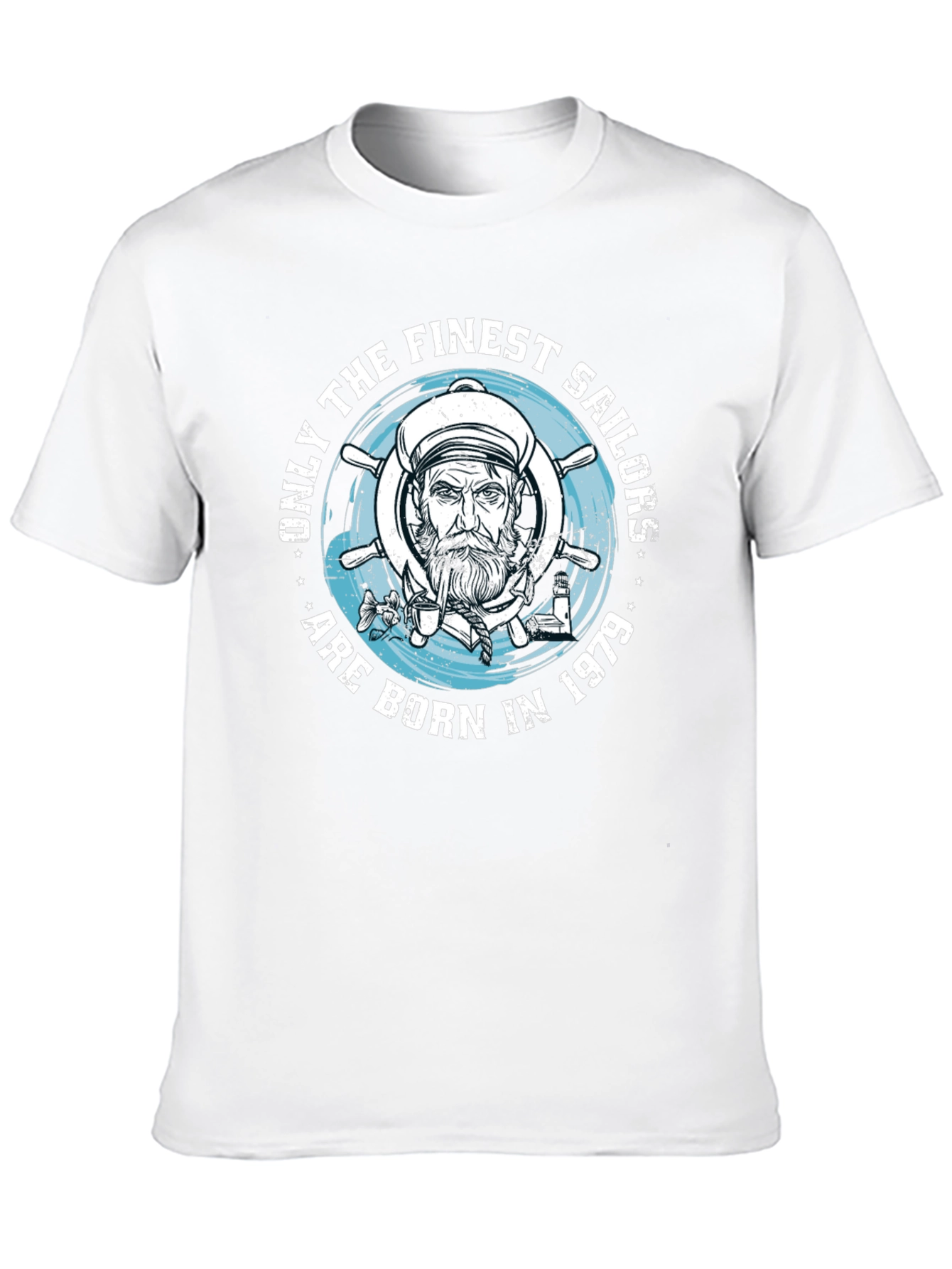 Sailor Born in 1979 Black T-Shirt