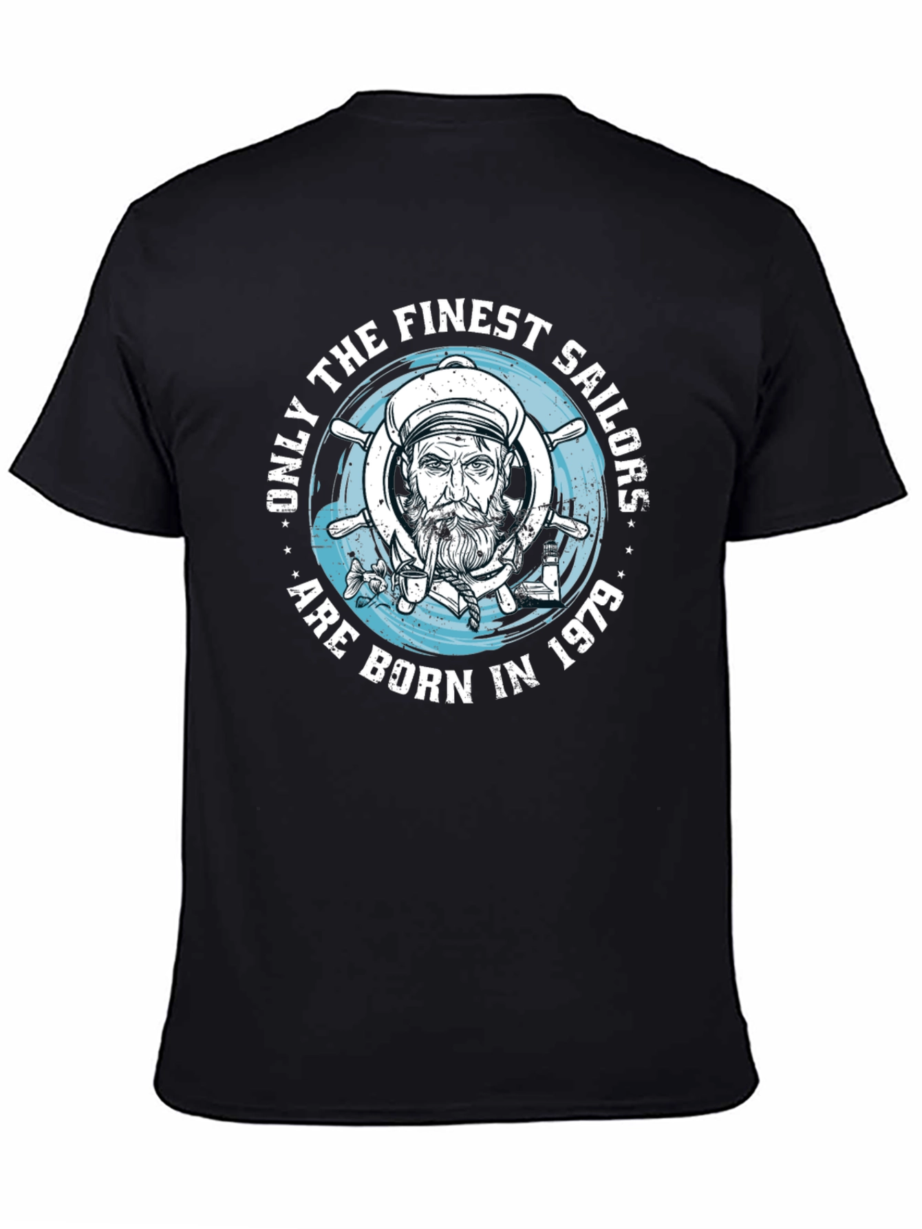 Sailor Born in 1979 Black T-Shirt