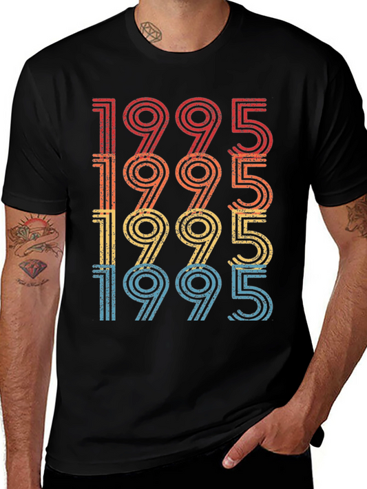 Vintage 1995 Graphic Tee - Retro Birthday Shirt