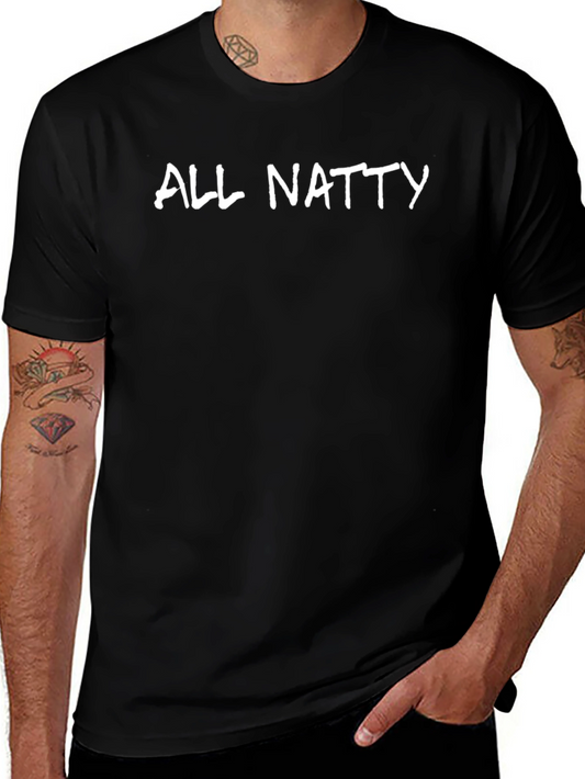 All Natty Black T-Shirt | Gym Motivation Tee