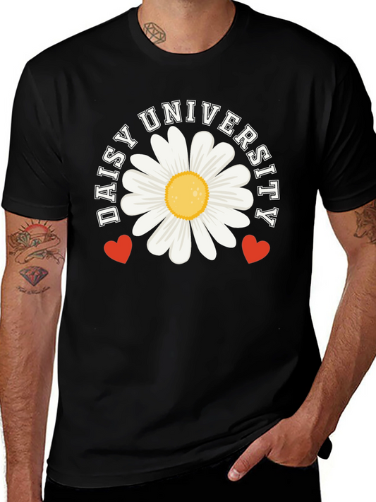 Daisy University Graphic T-Shirt - Black