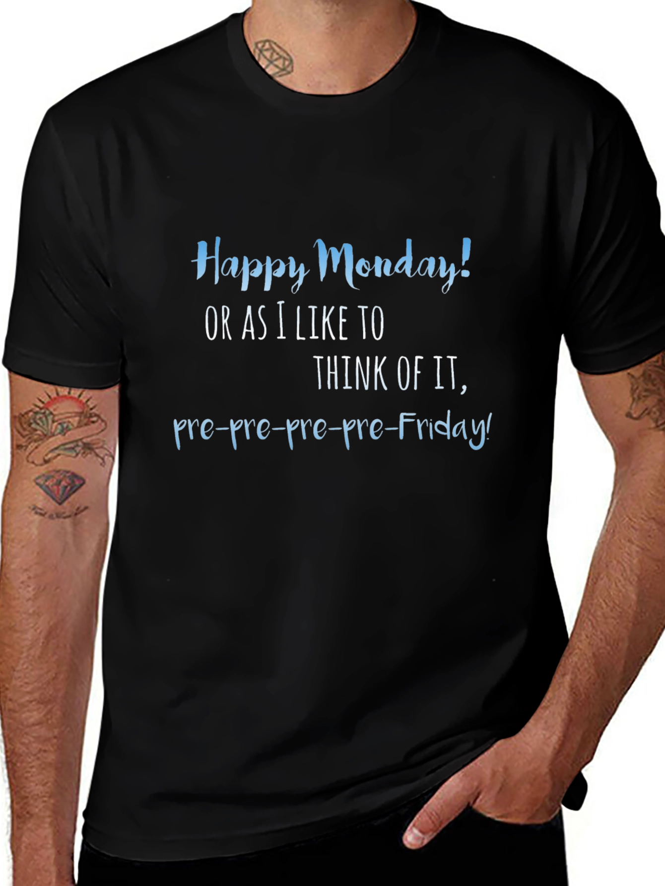 Funny Happy Monday Graphic T-Shirt
