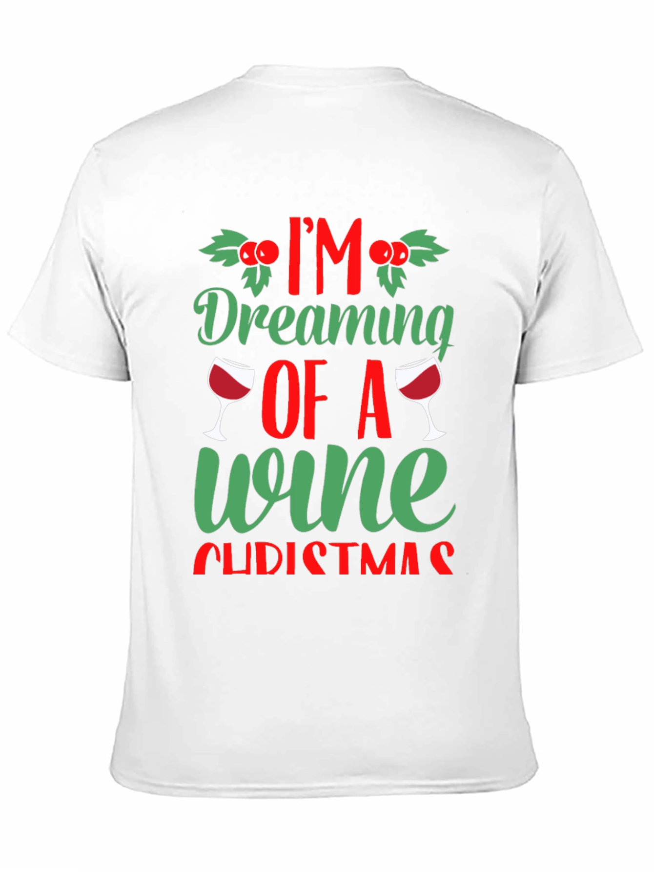 Wine Christmas Graphic Tee