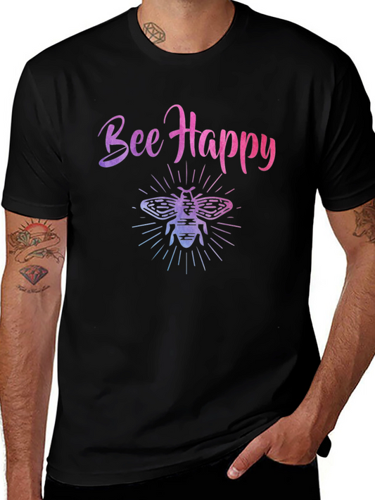 Bee Happy Graphic T-Shirt