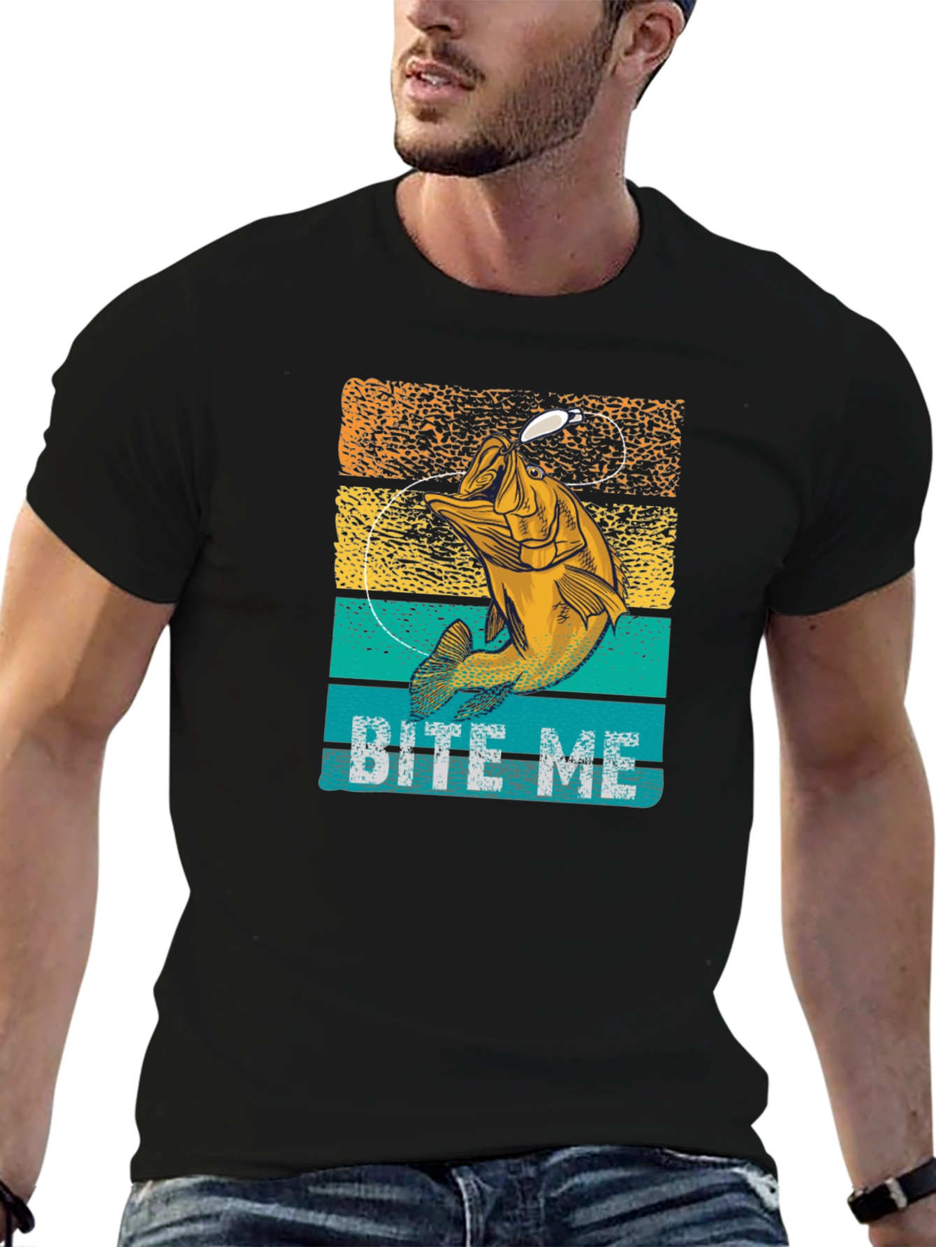 Bite Me Fishing T-Shirt - Funny Angler Tee