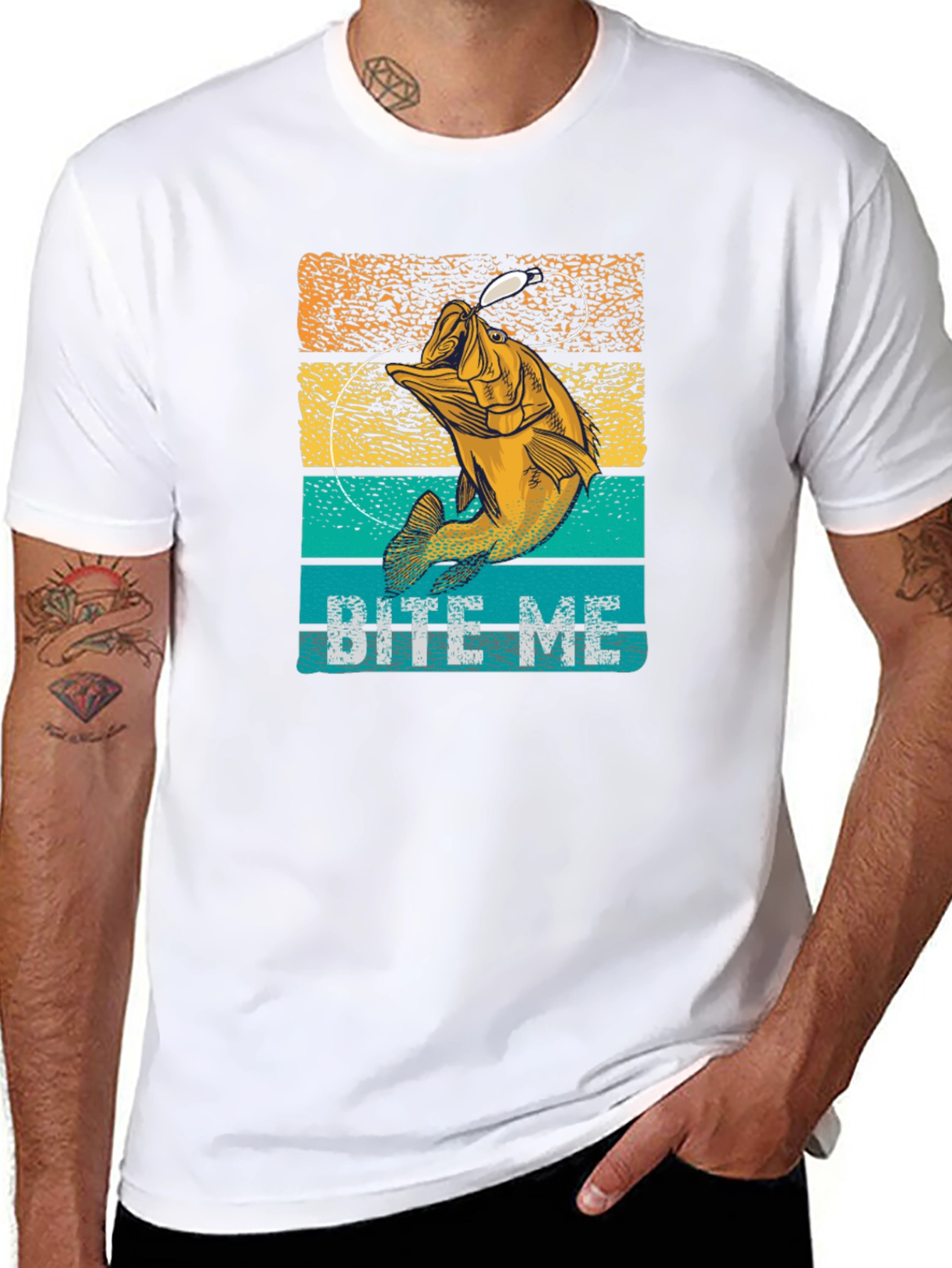 Bite Me Fishing T-Shirt - Funny Angler Tee