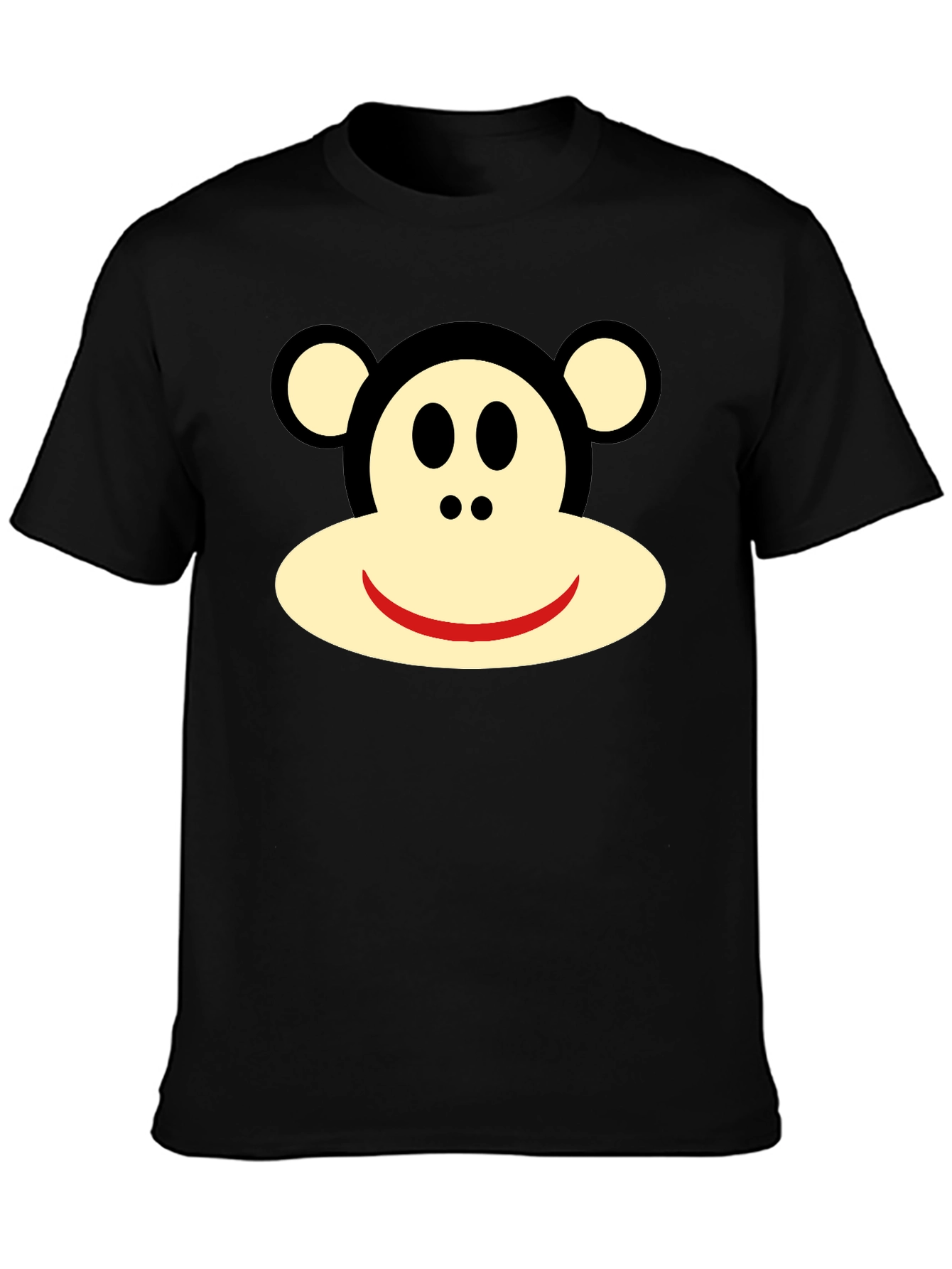 Sock Monkey Black Tee - Classic Cartoon