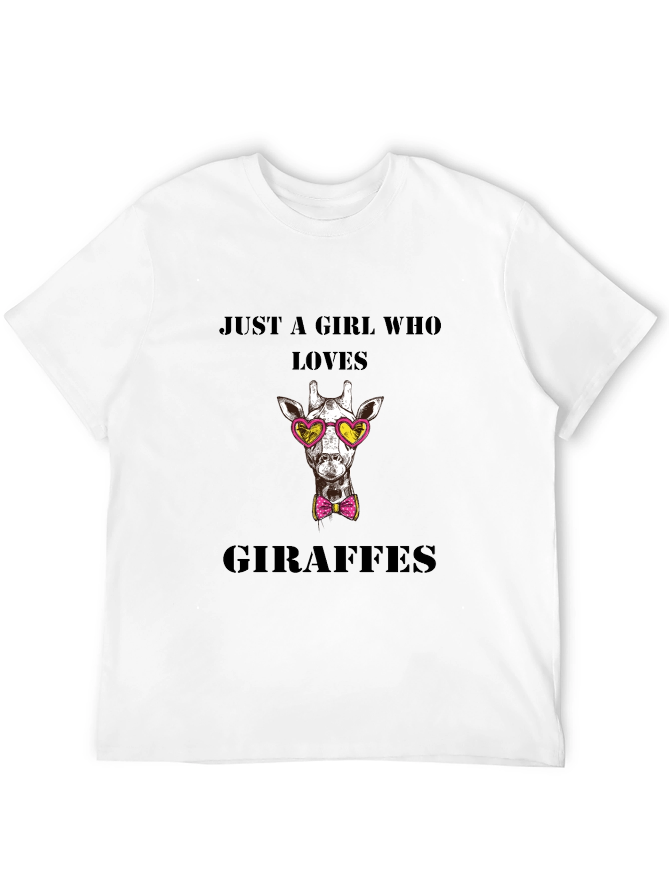Just A Girl Who Loves Giraffes T-Shirt