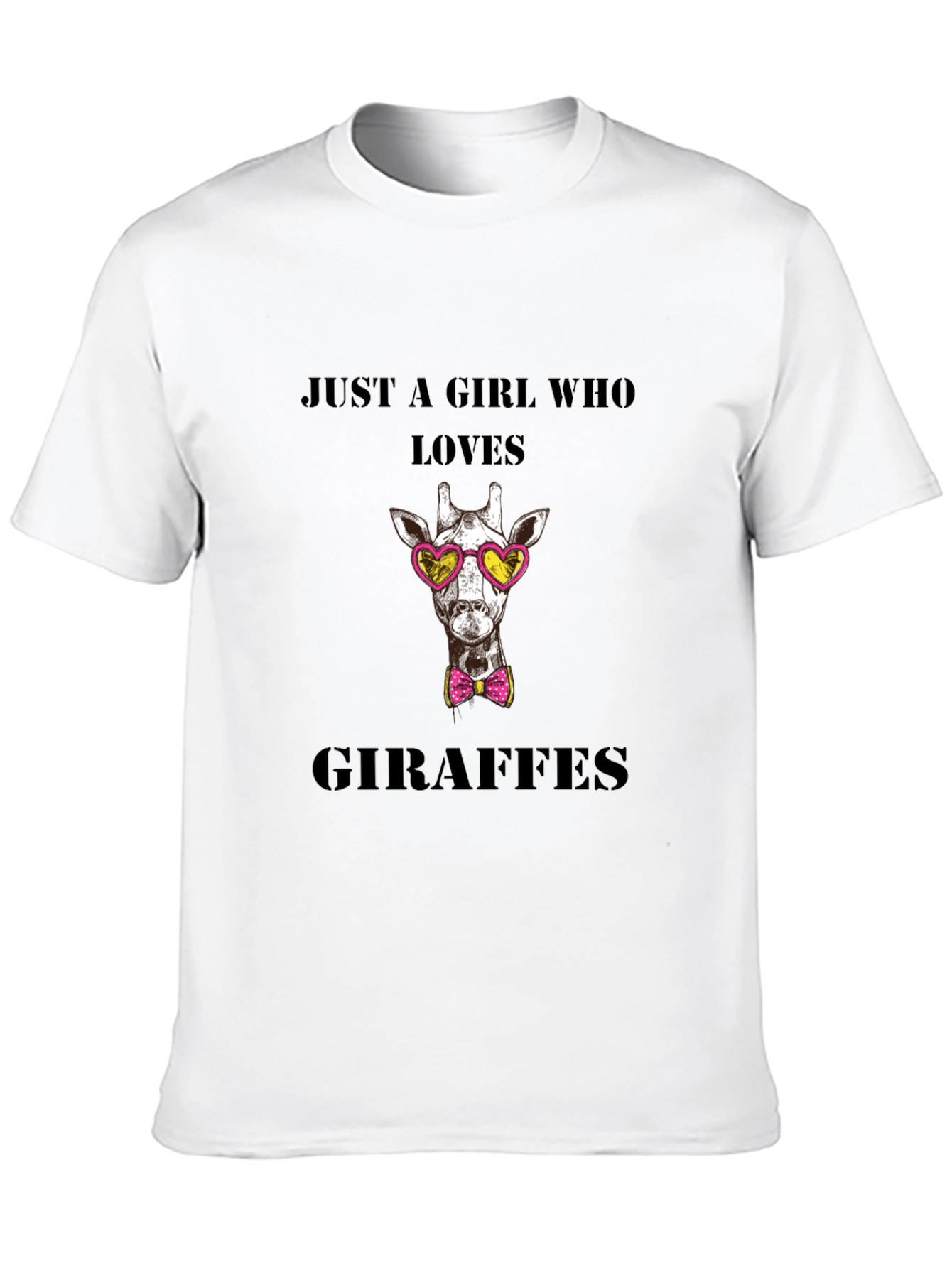 Just A Girl Who Loves Giraffes T-Shirt
