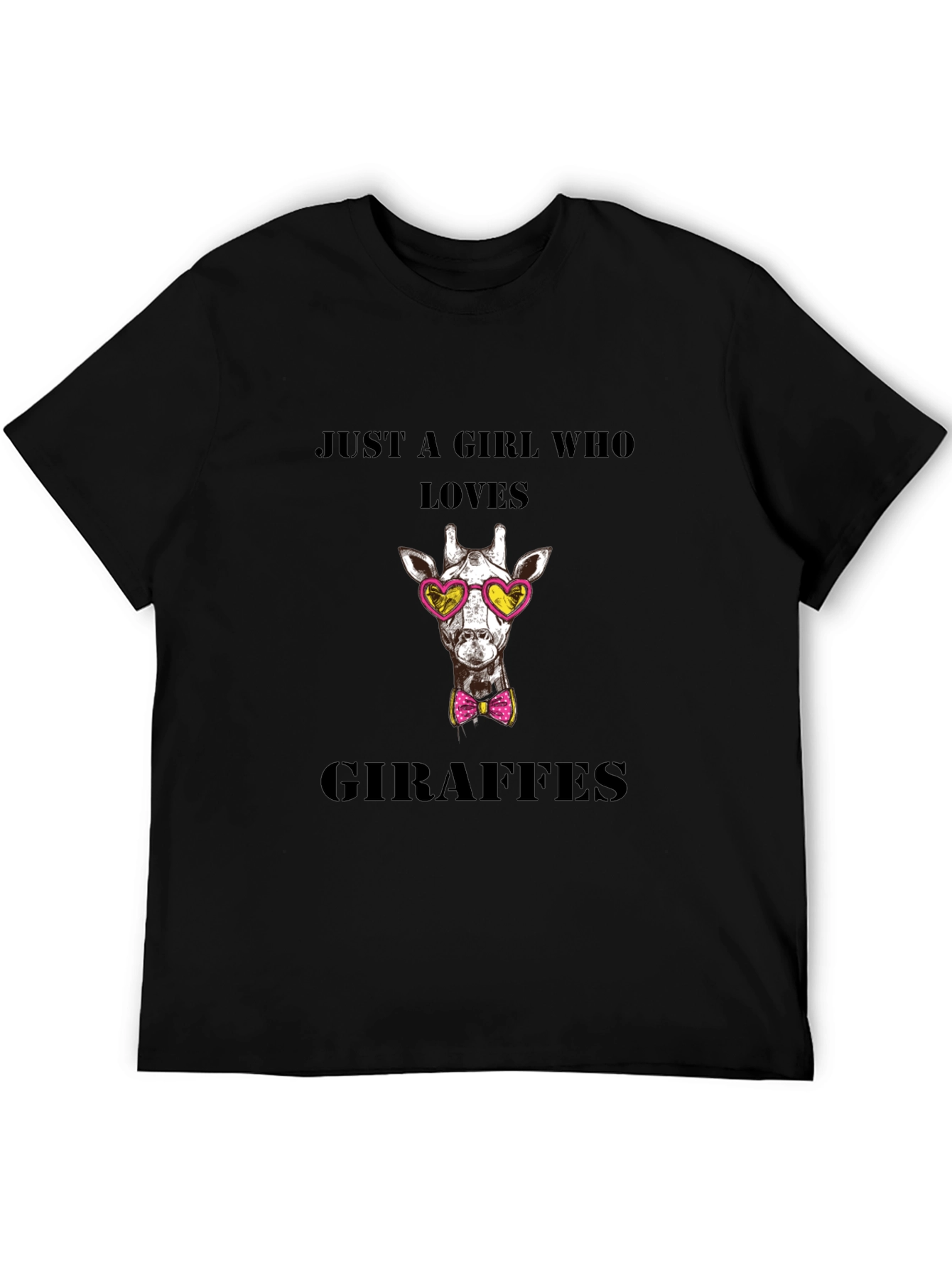 Just A Girl Who Loves Giraffes T-Shirt