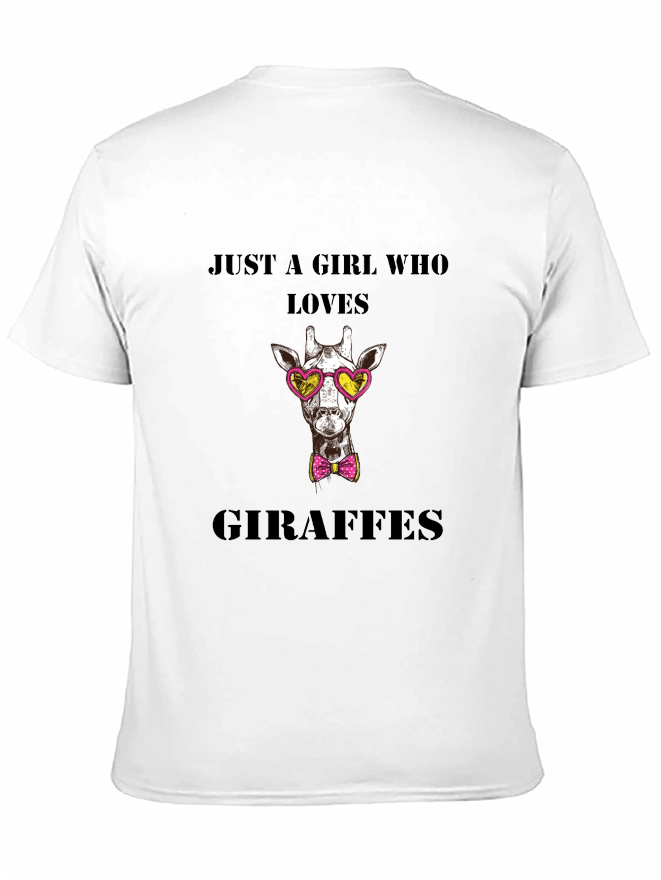 Just A Girl Who Loves Giraffes T-Shirt