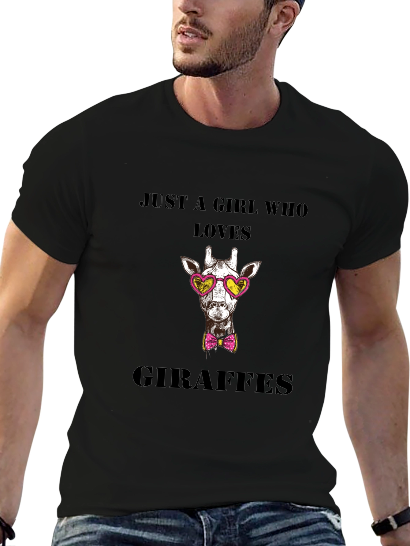Just A Girl Who Loves Giraffes T-Shirt