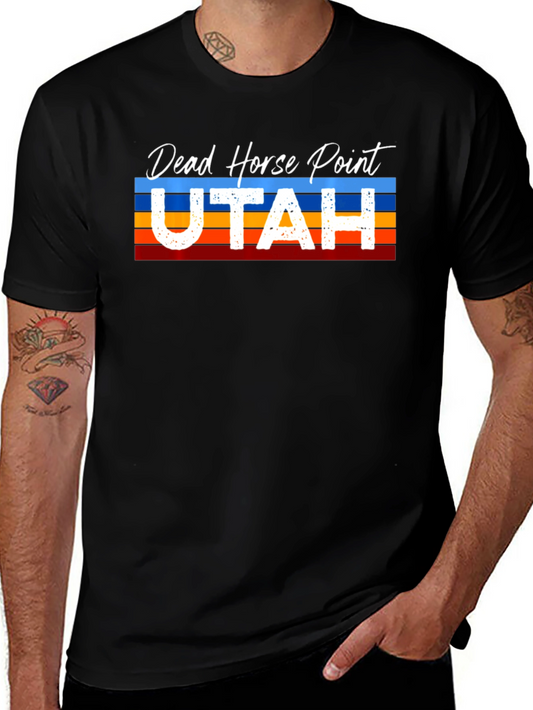 Dead Horse Point Utah Retro Graphic T-Shirt