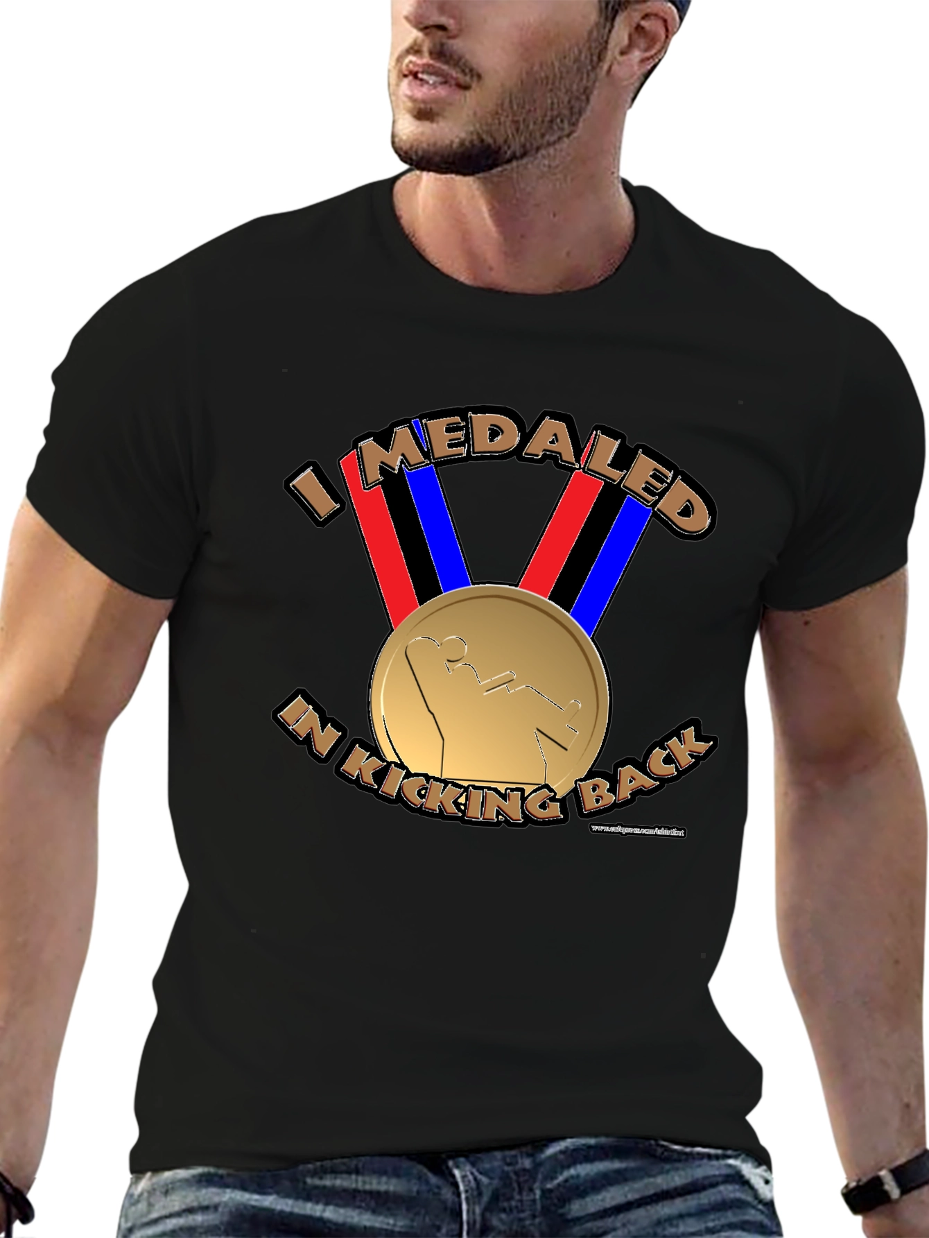 I Medaled In Kicking Back Funny T-Shirt