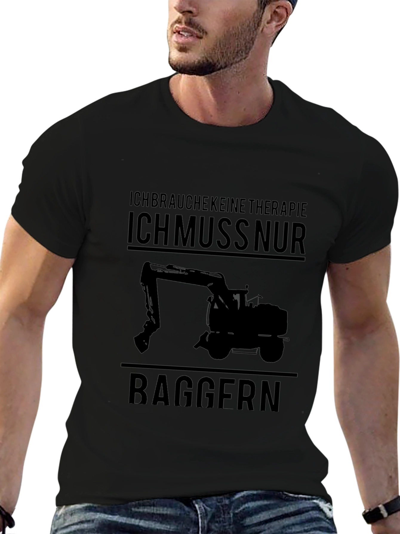 Funny Excavator T-Shirt - I Must Dig