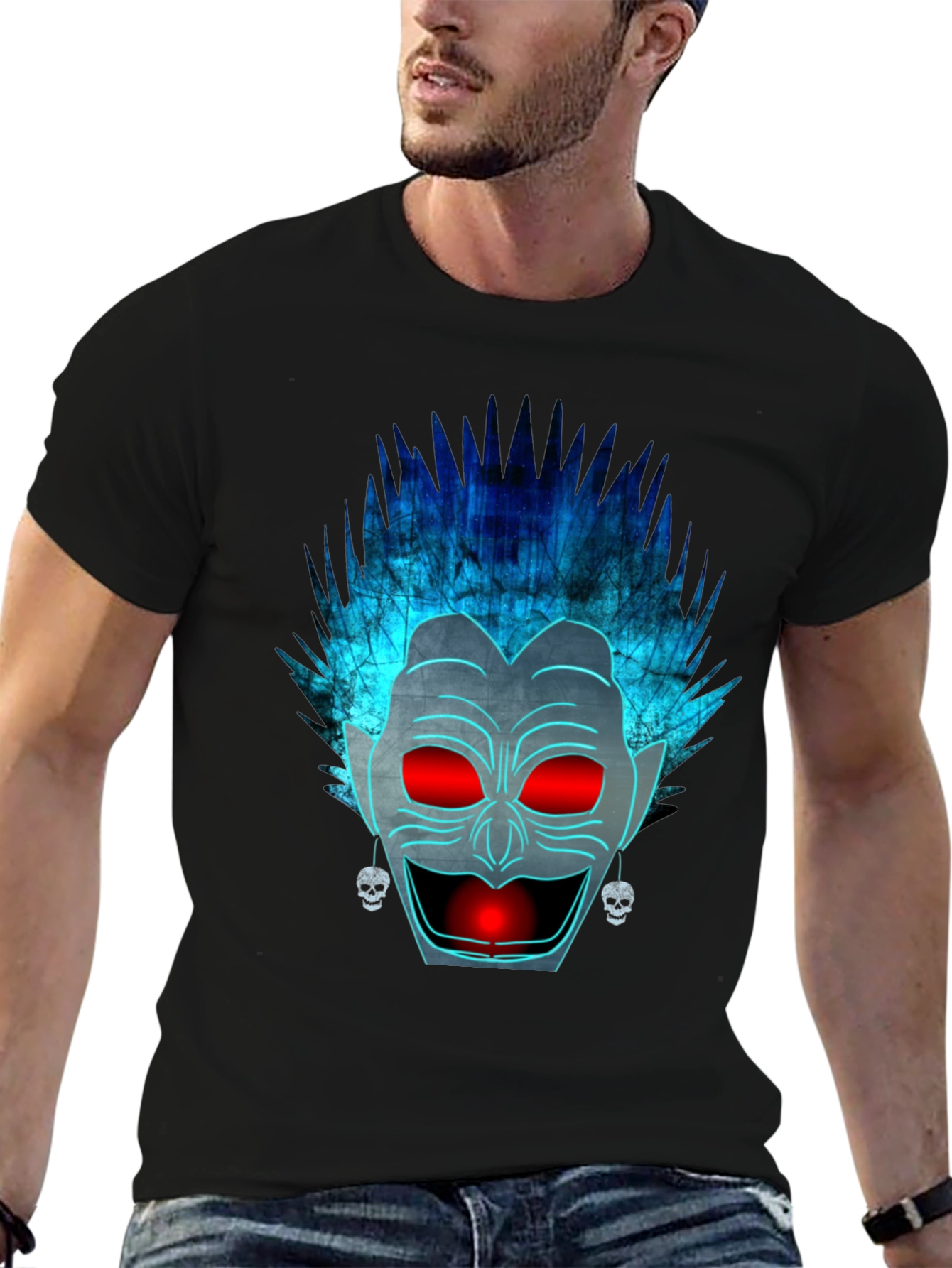 Hades Graphic Print Black T-Shirt