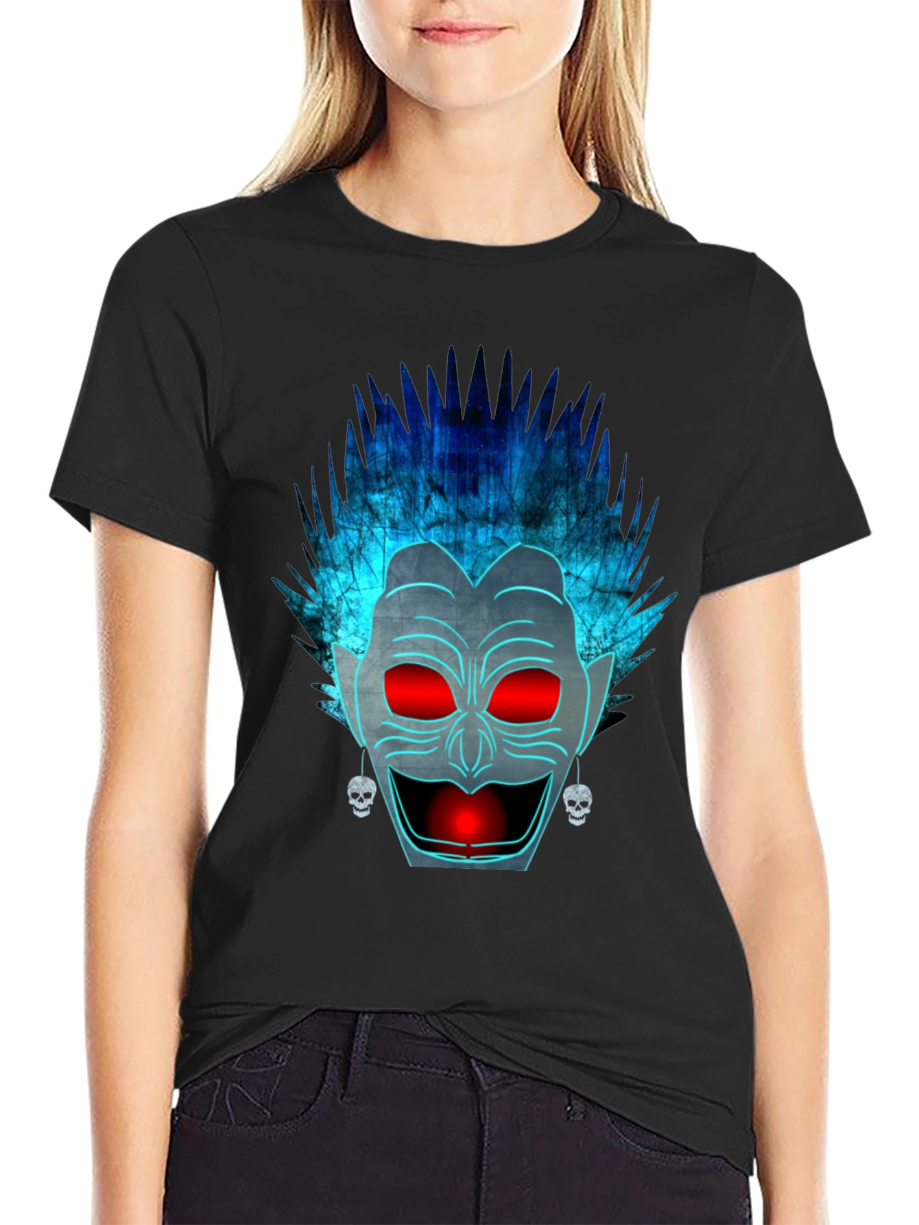 Hades Graphic Print Black T-Shirt