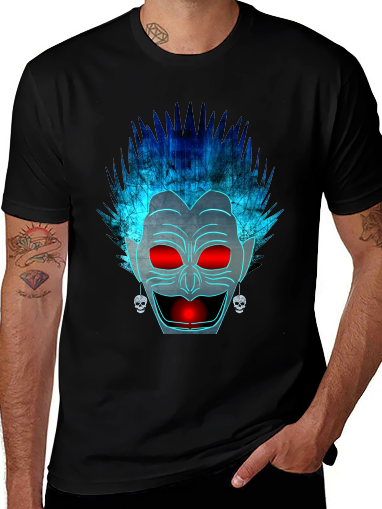 Hades Graphic Print Black T-Shirt