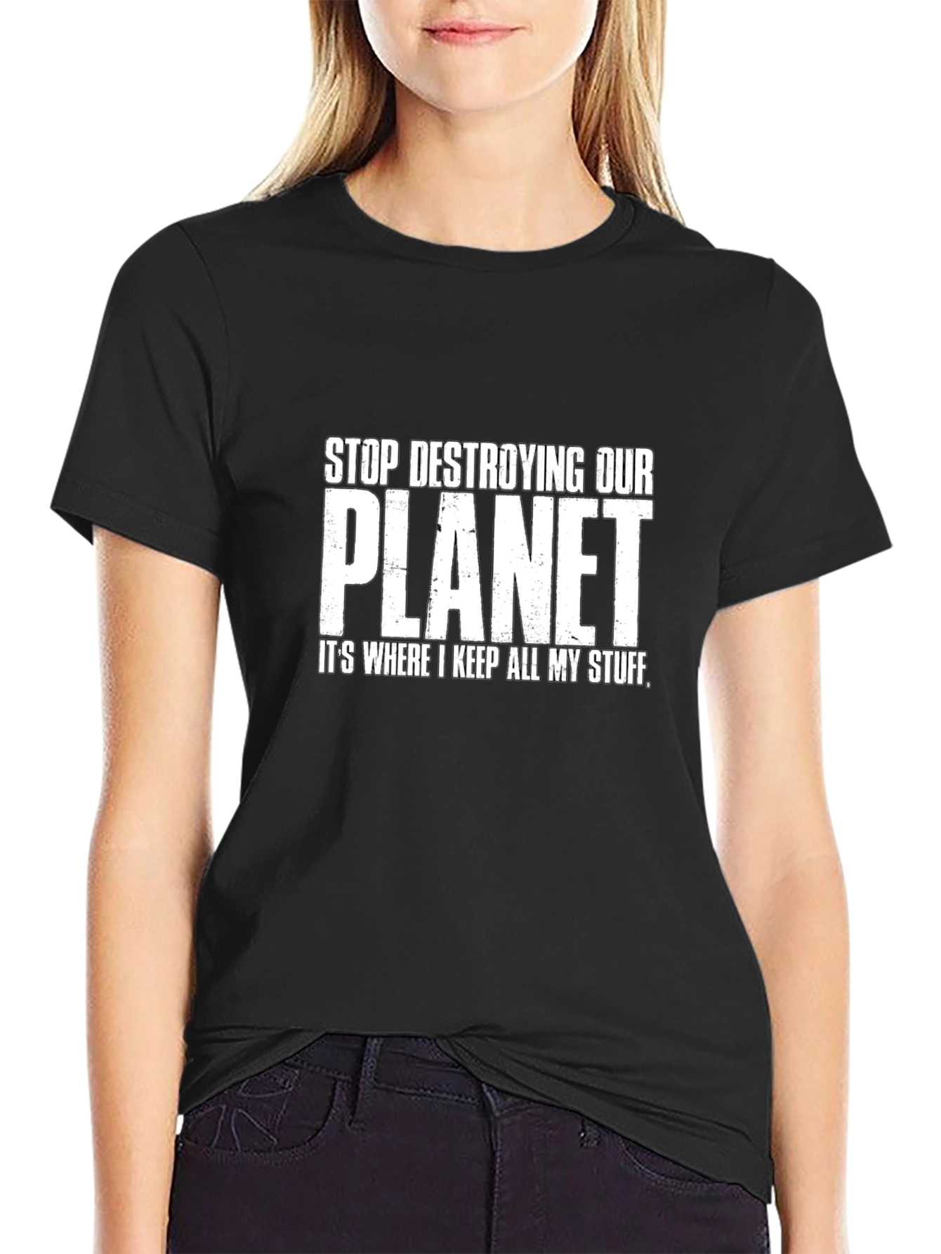 Stop Destroying Our Planet Graphic T-Shirt