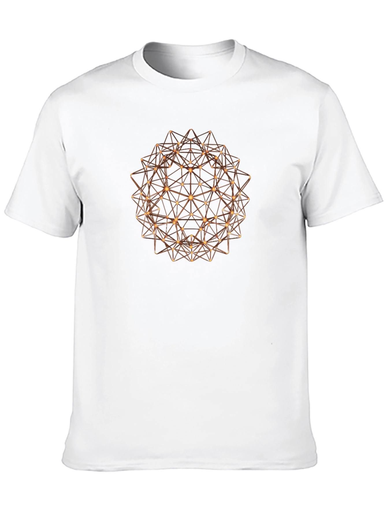 Geometric Sphere Graphic Tee - Modern Design