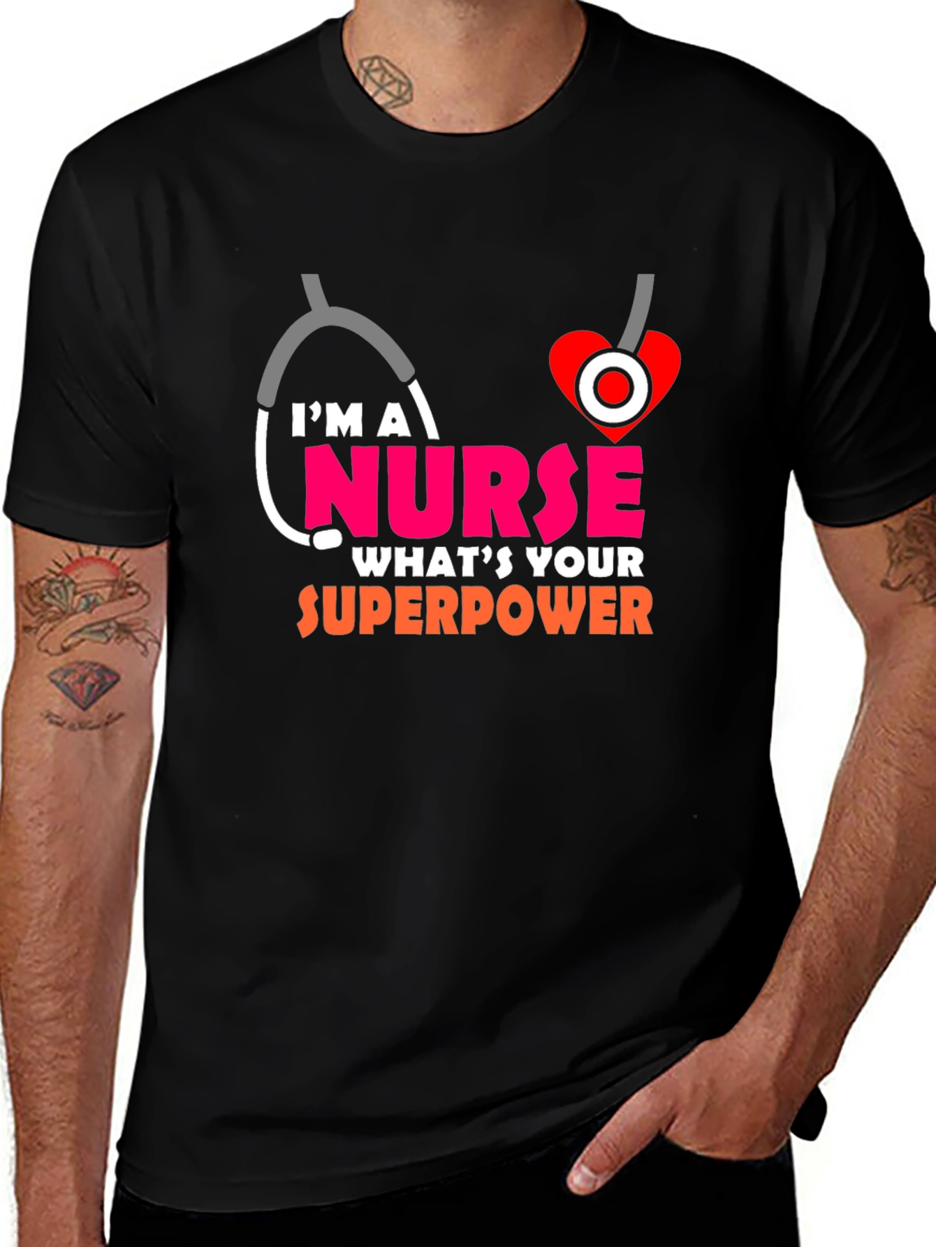 Nurse Superpower T-Shirt - Medical Hero Tee
