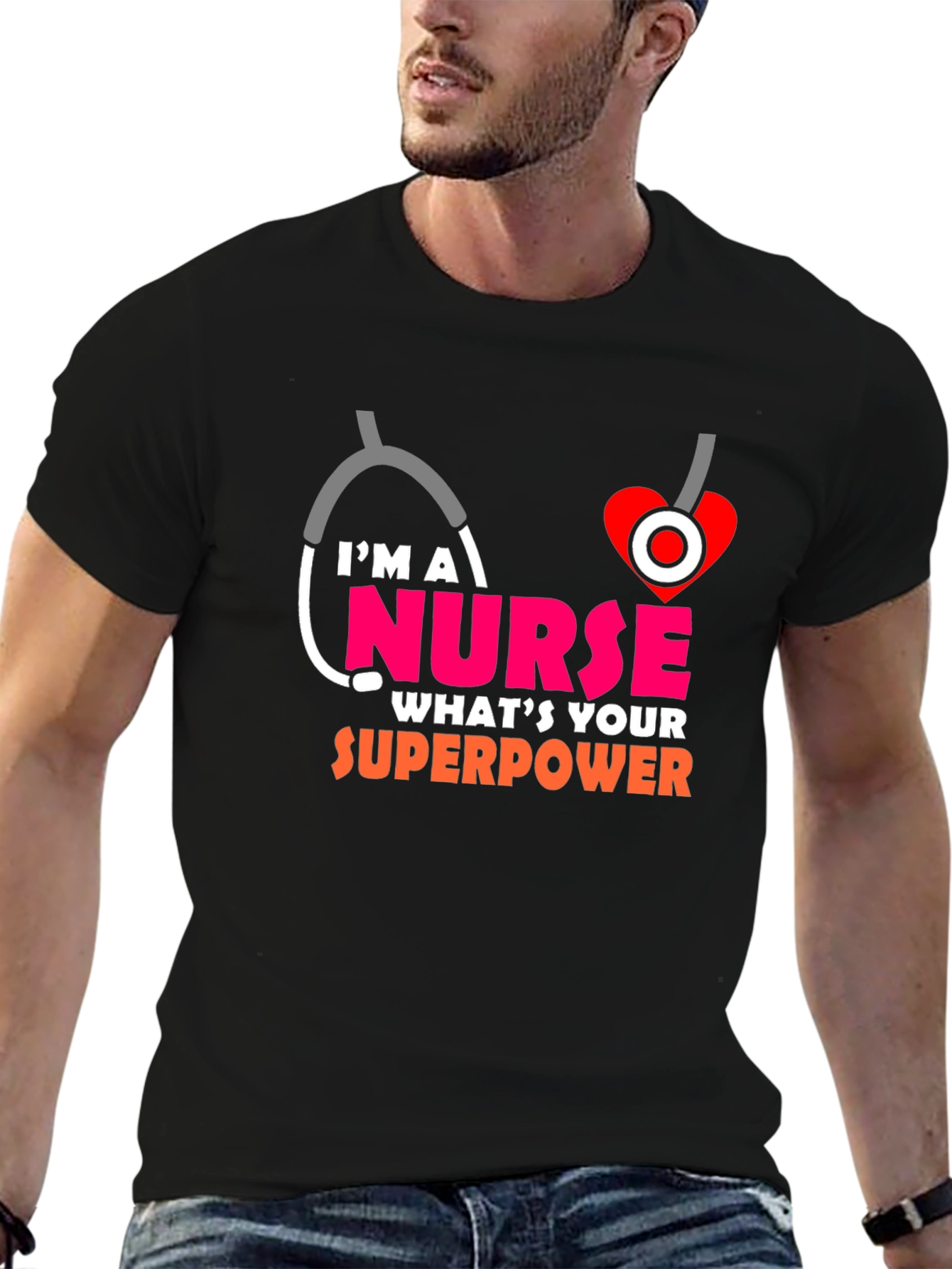 Nurse Superpower T-Shirt - Medical Hero Tee