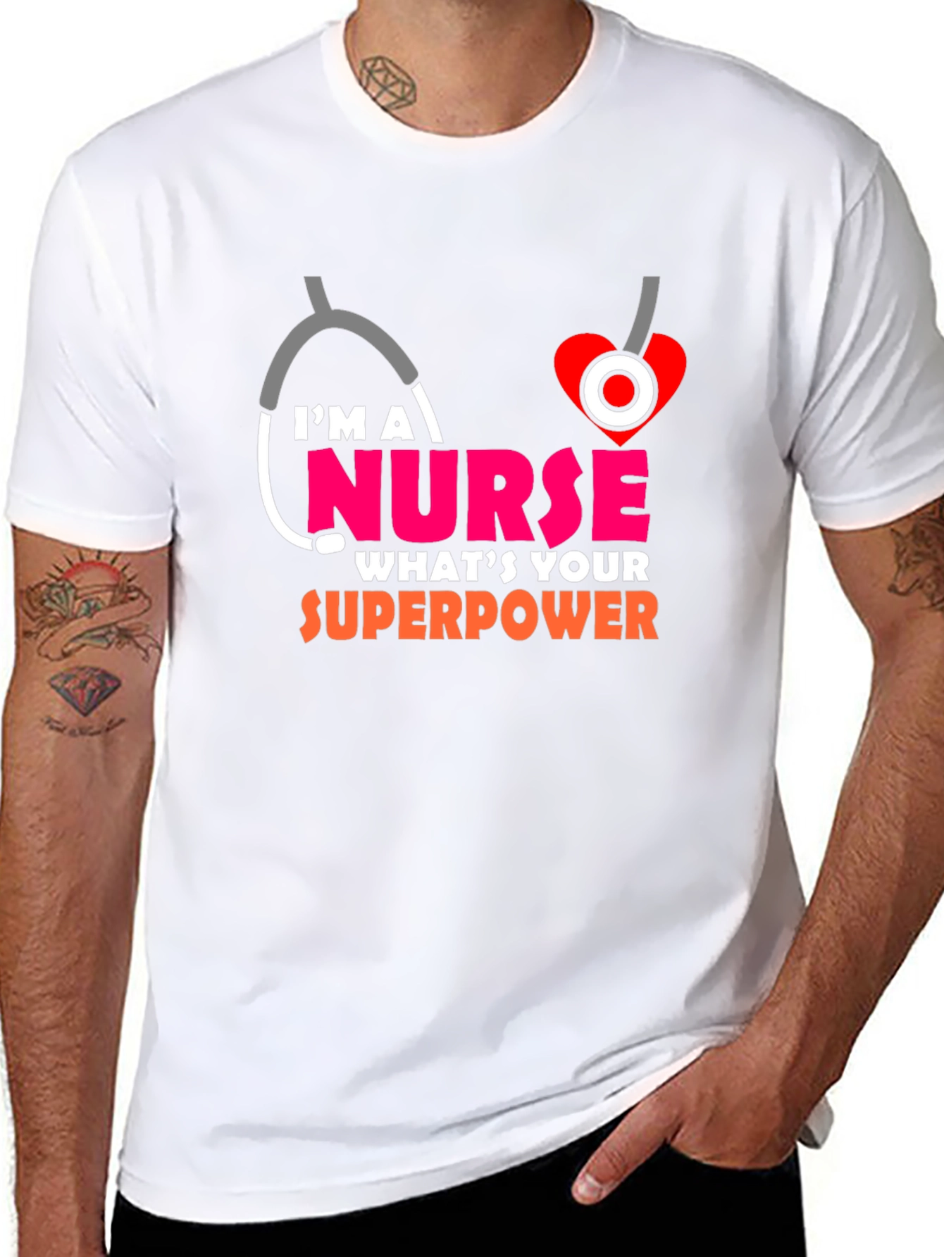 Nurse Superpower T-Shirt - Medical Hero Tee