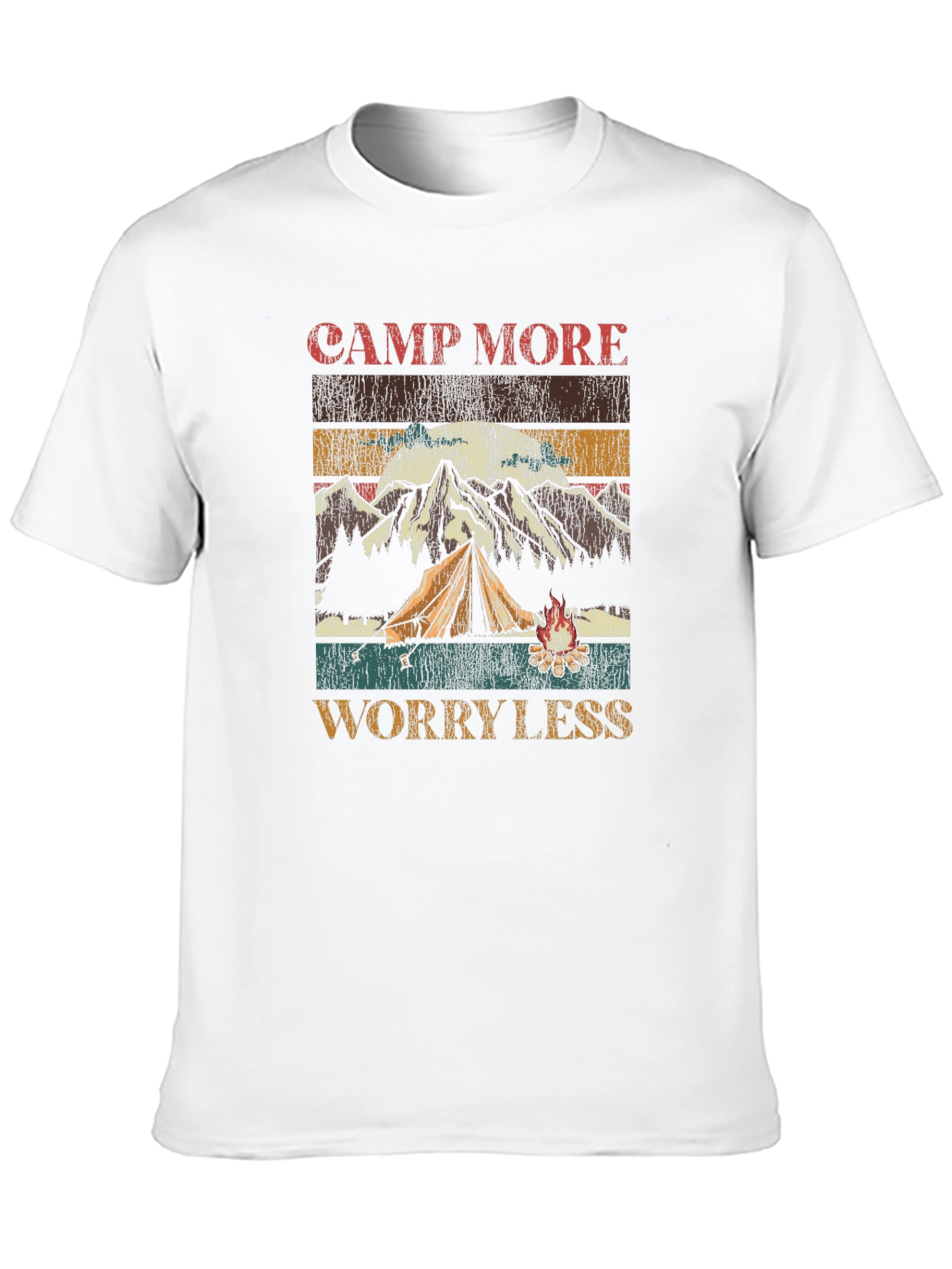 Camp More Worry Less T-Shirt
