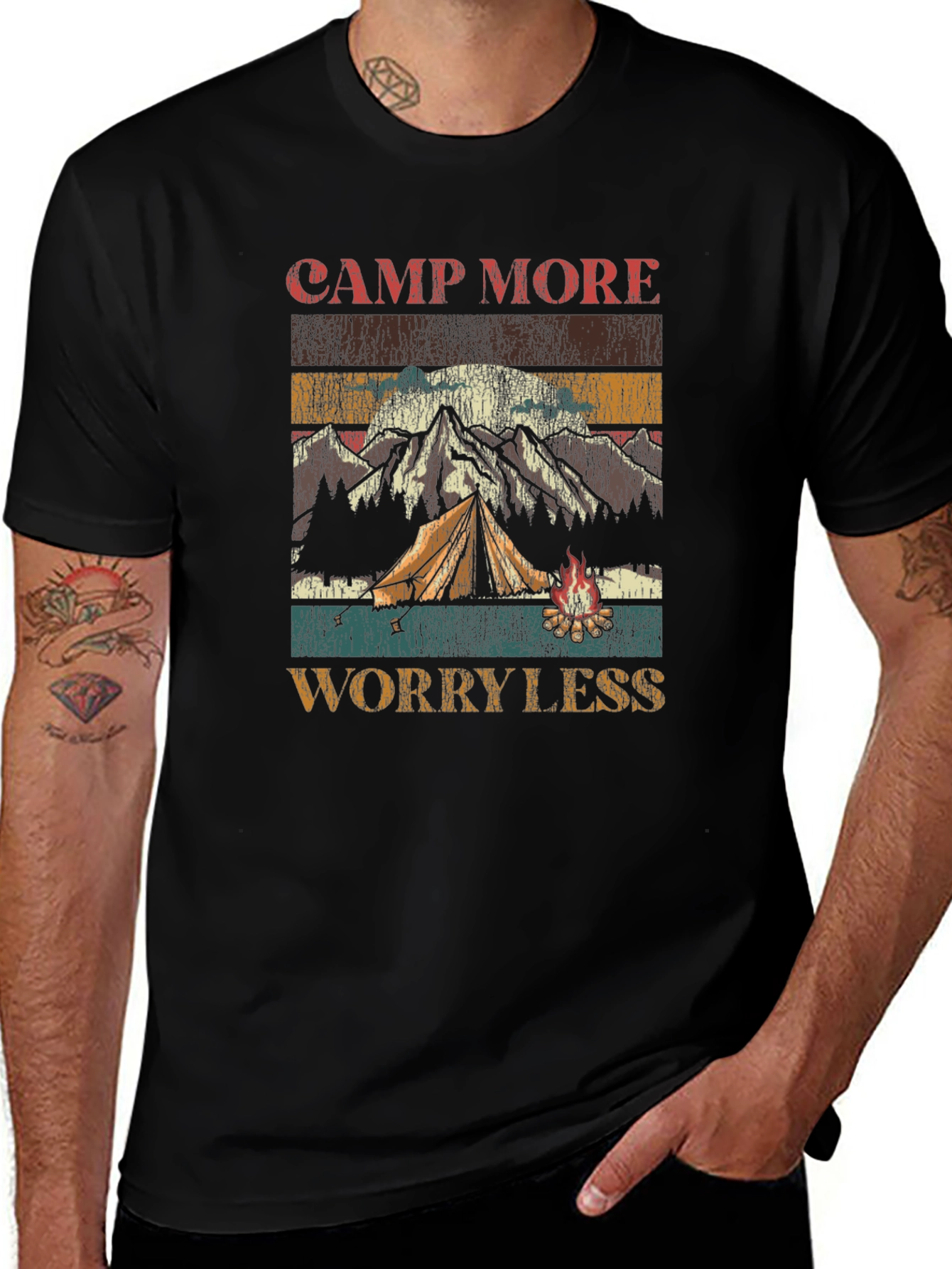 Camp More Worry Less T-Shirt
