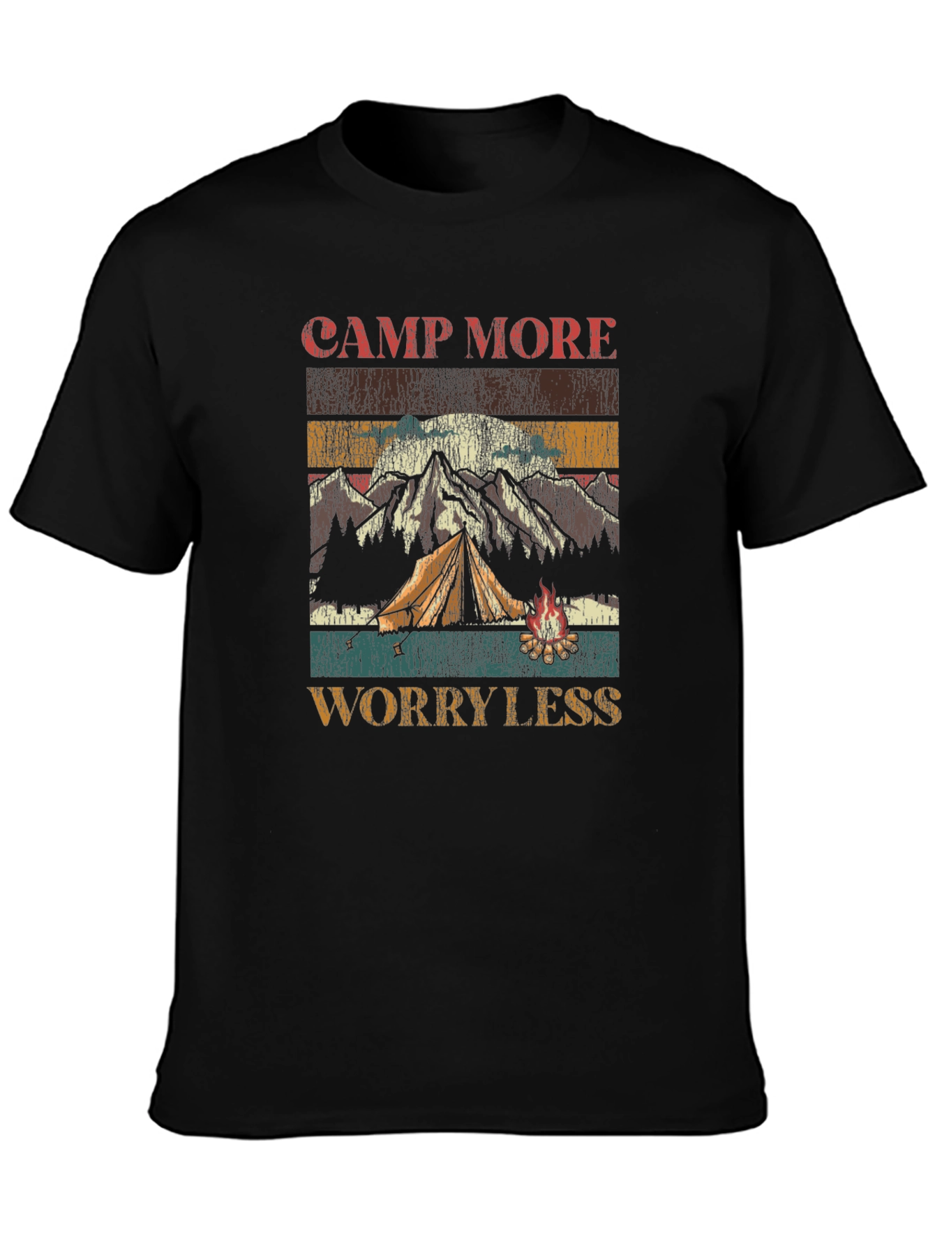 Camp More Worry Less T-Shirt