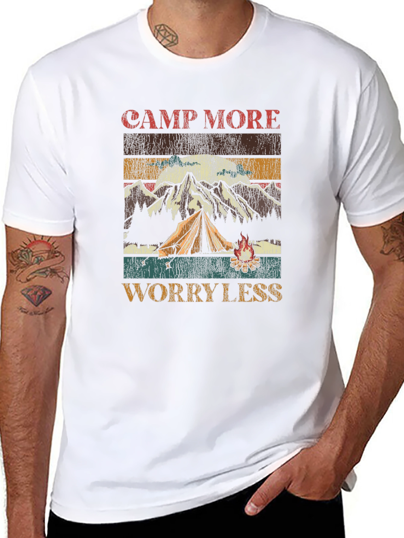 Camp More Worry Less T-Shirt