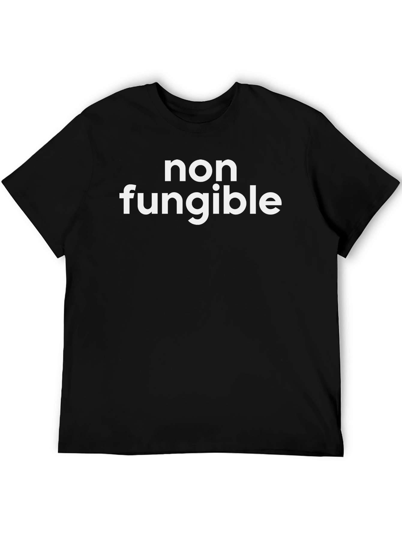 Non-Fungible Black T-Shirt - Crypto Fashion