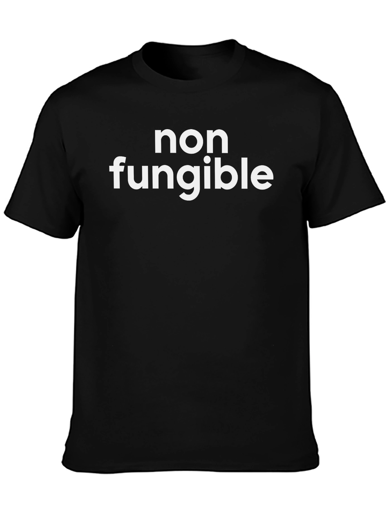 Non-Fungible Black T-Shirt - Crypto Fashion