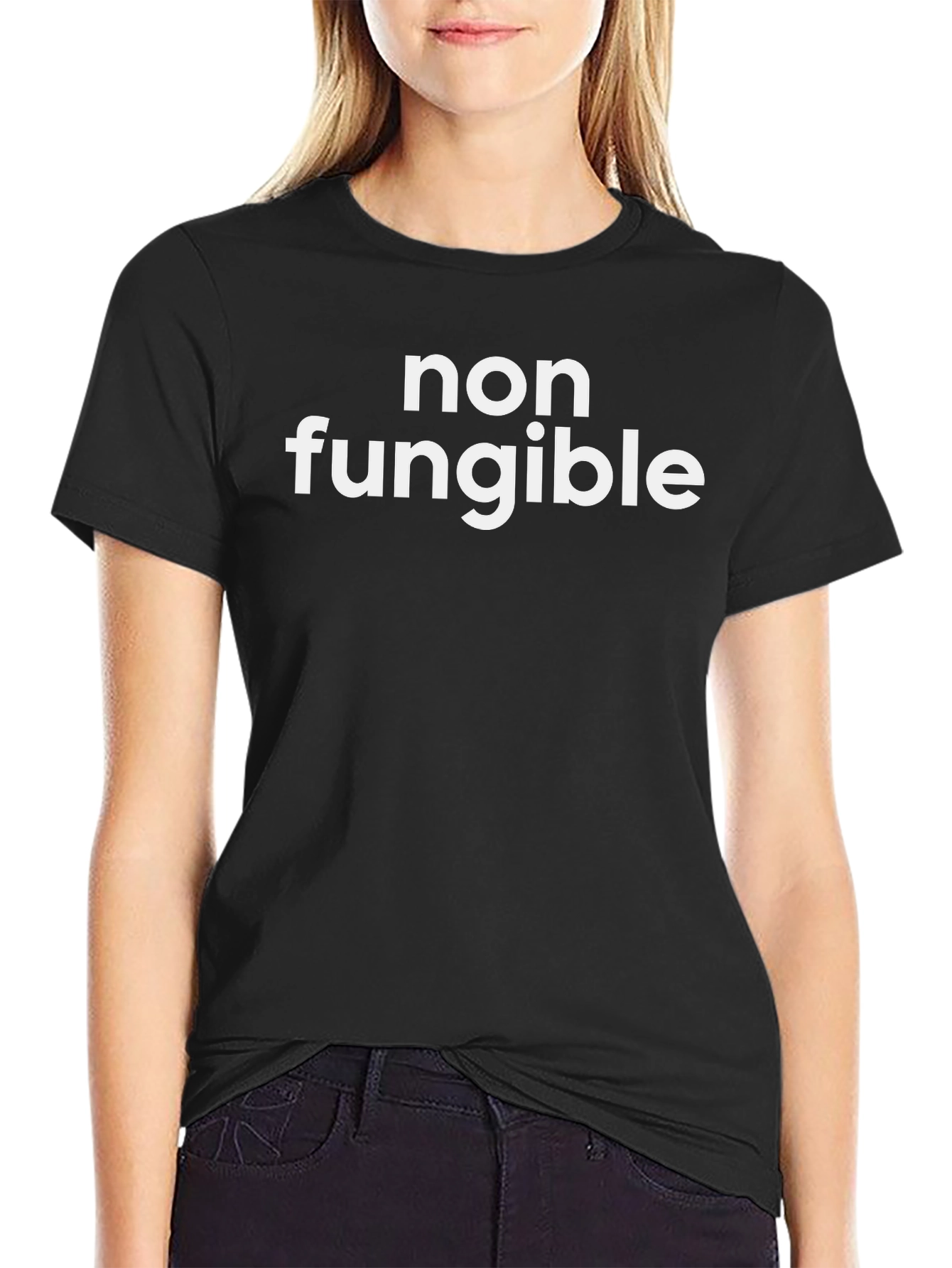 Non-Fungible Black T-Shirt - Crypto Fashion