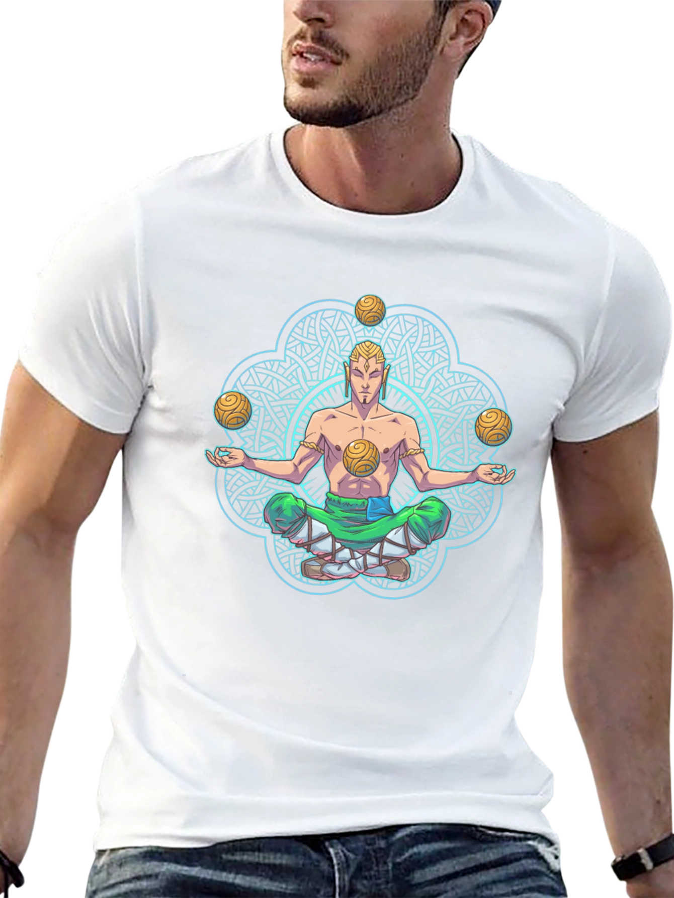 Meditating Juggler Graphic T-Shirt
