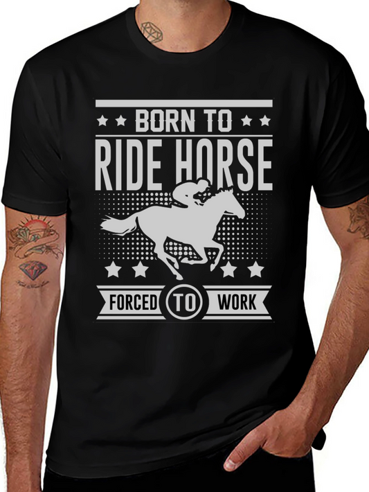 Born to Ride Horse T-Shirt - Equestrian Style