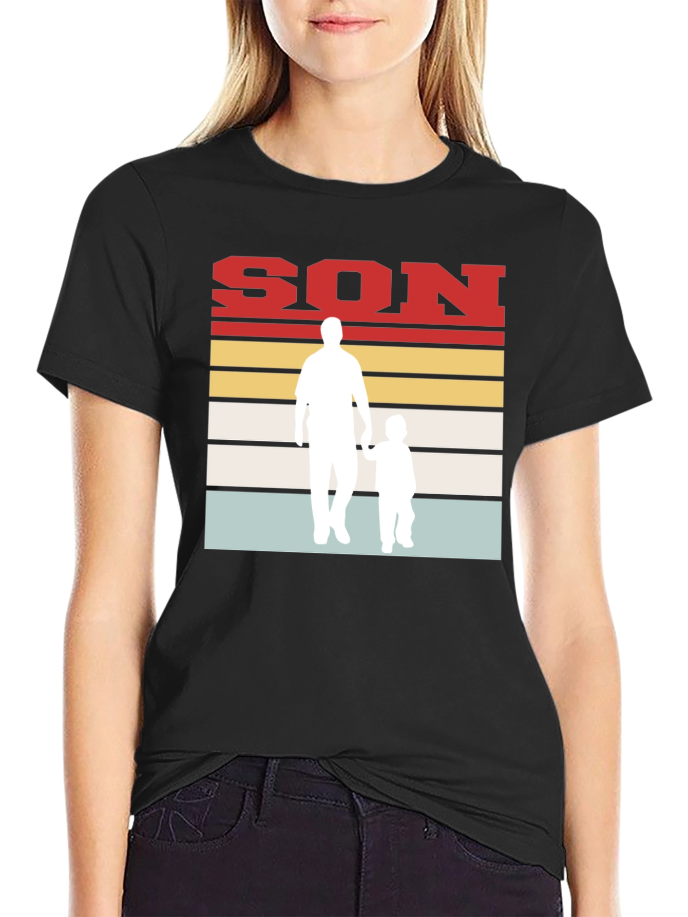 Father and Son Retro T-Shirt