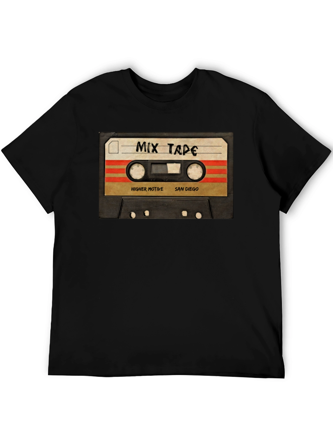 Mix Tape Graphic Tee - Retro Cassette T-Shirt