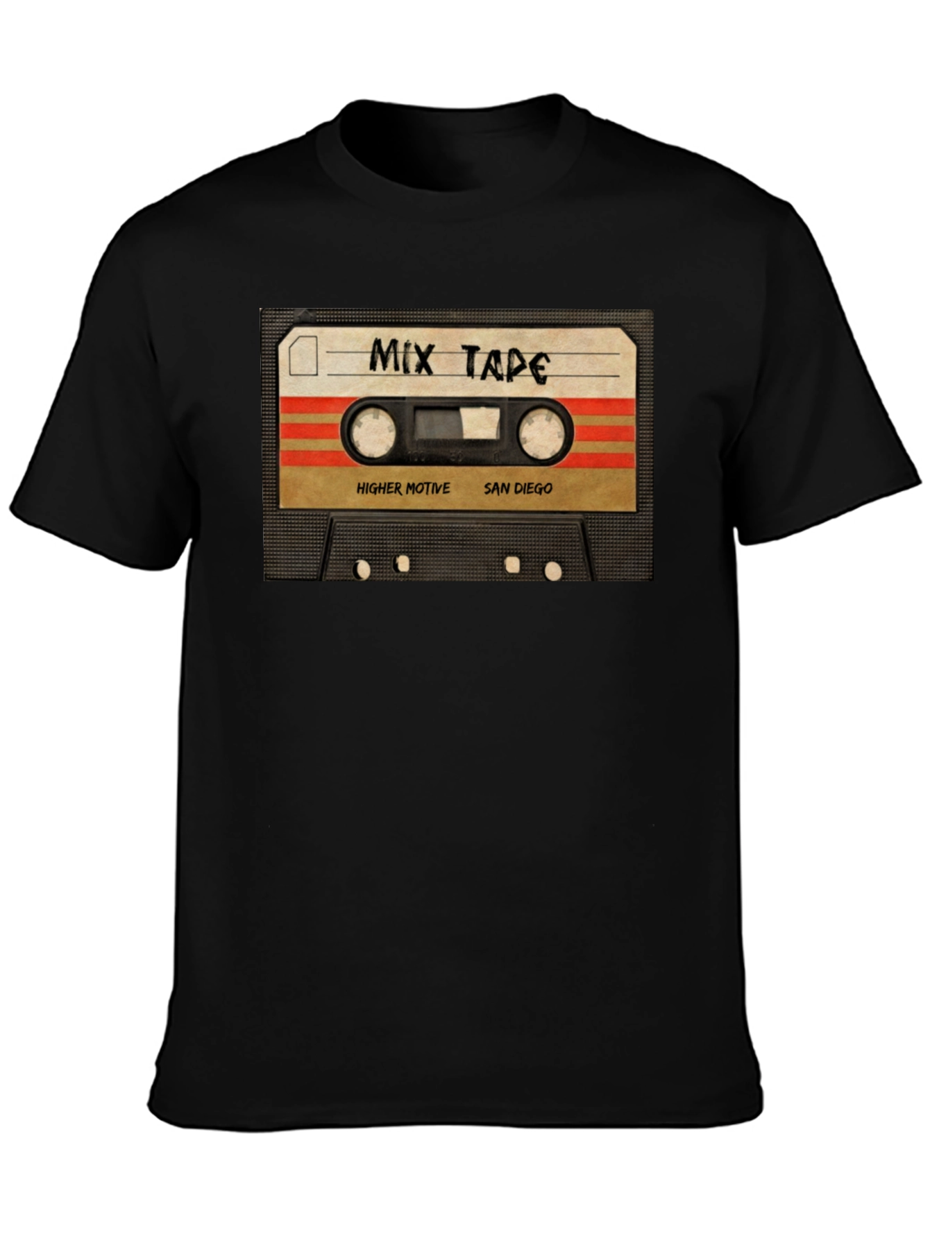 Mix Tape Graphic Tee - Retro Cassette T-Shirt