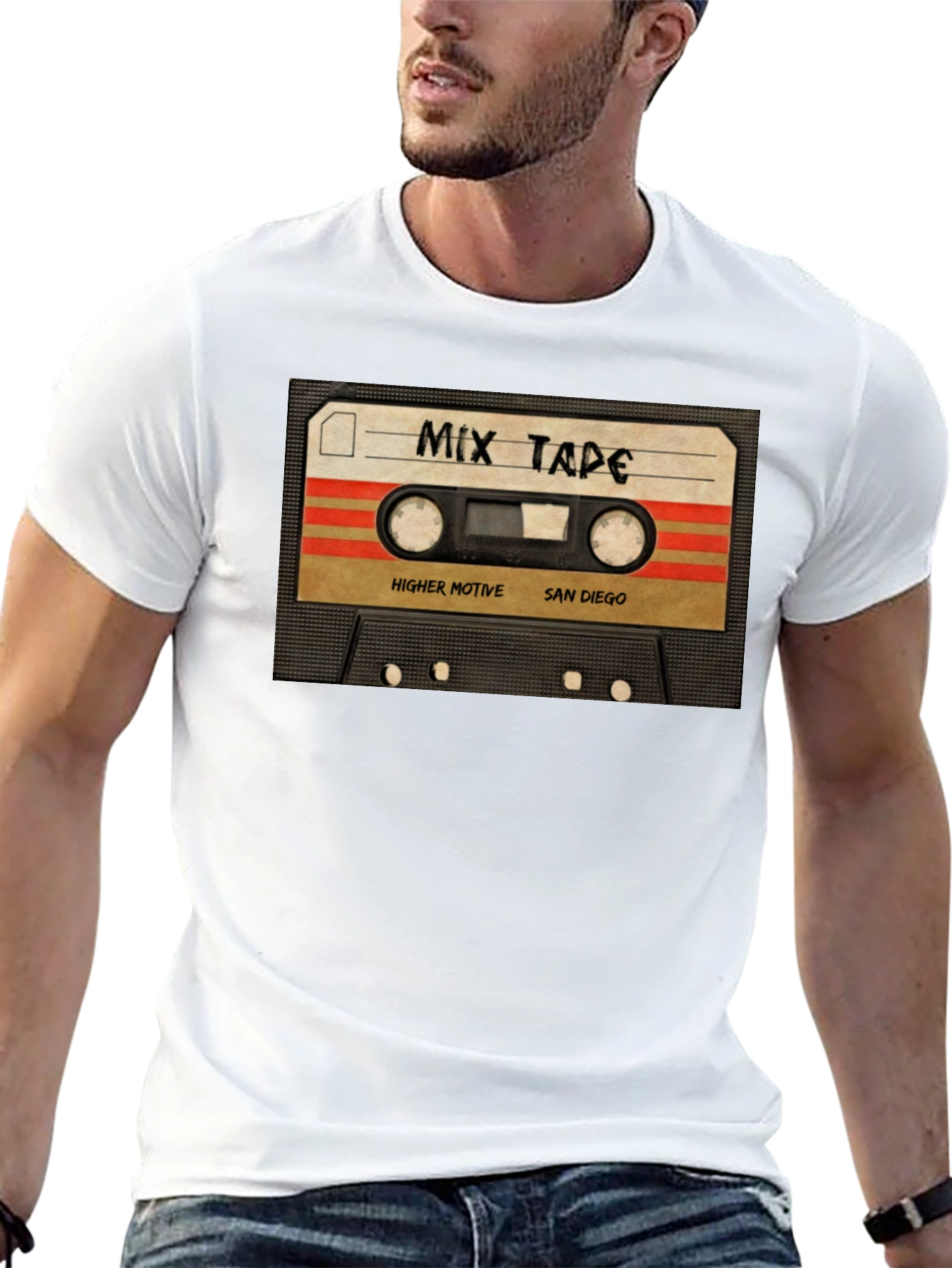 Mix Tape Graphic Tee - Retro Cassette T-Shirt