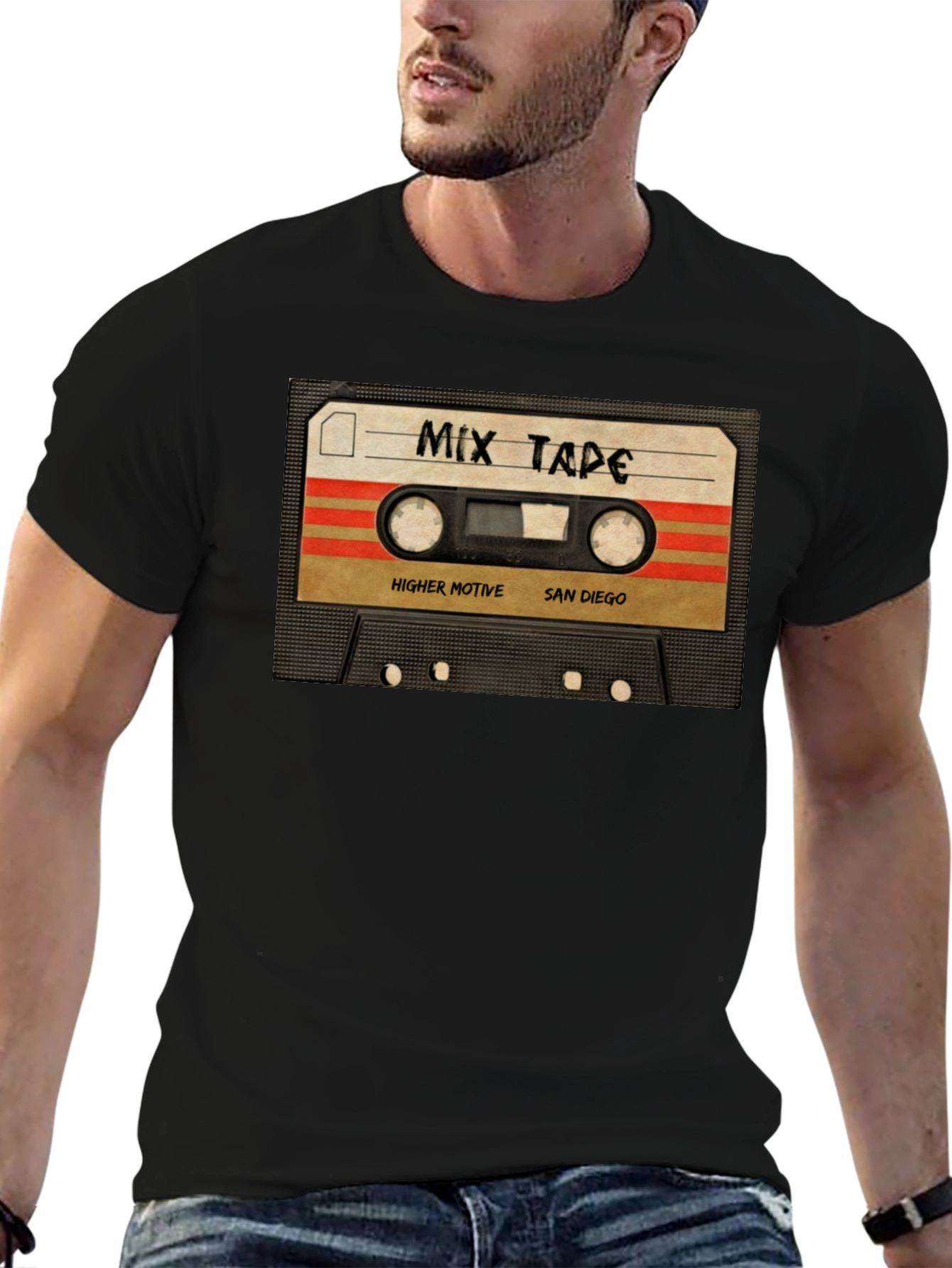 Mix Tape Graphic Tee - Retro Cassette T-Shirt