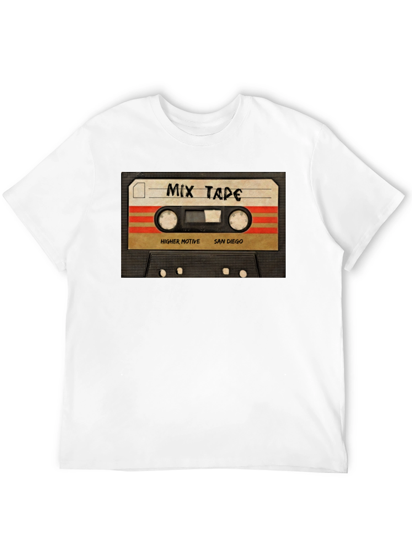 Mix Tape Graphic Tee - Retro Cassette T-Shirt