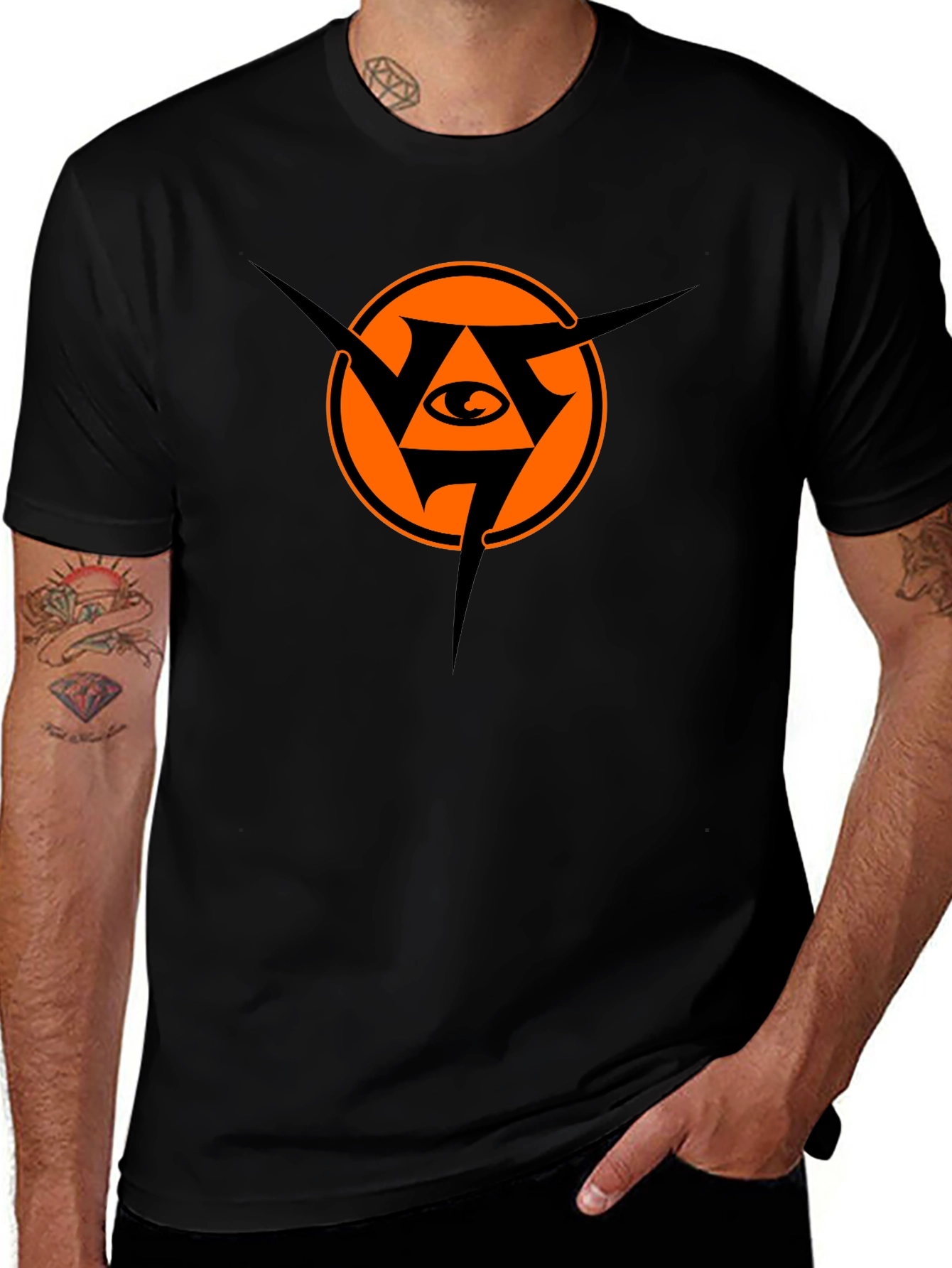 Eye Graphic Black Tee
