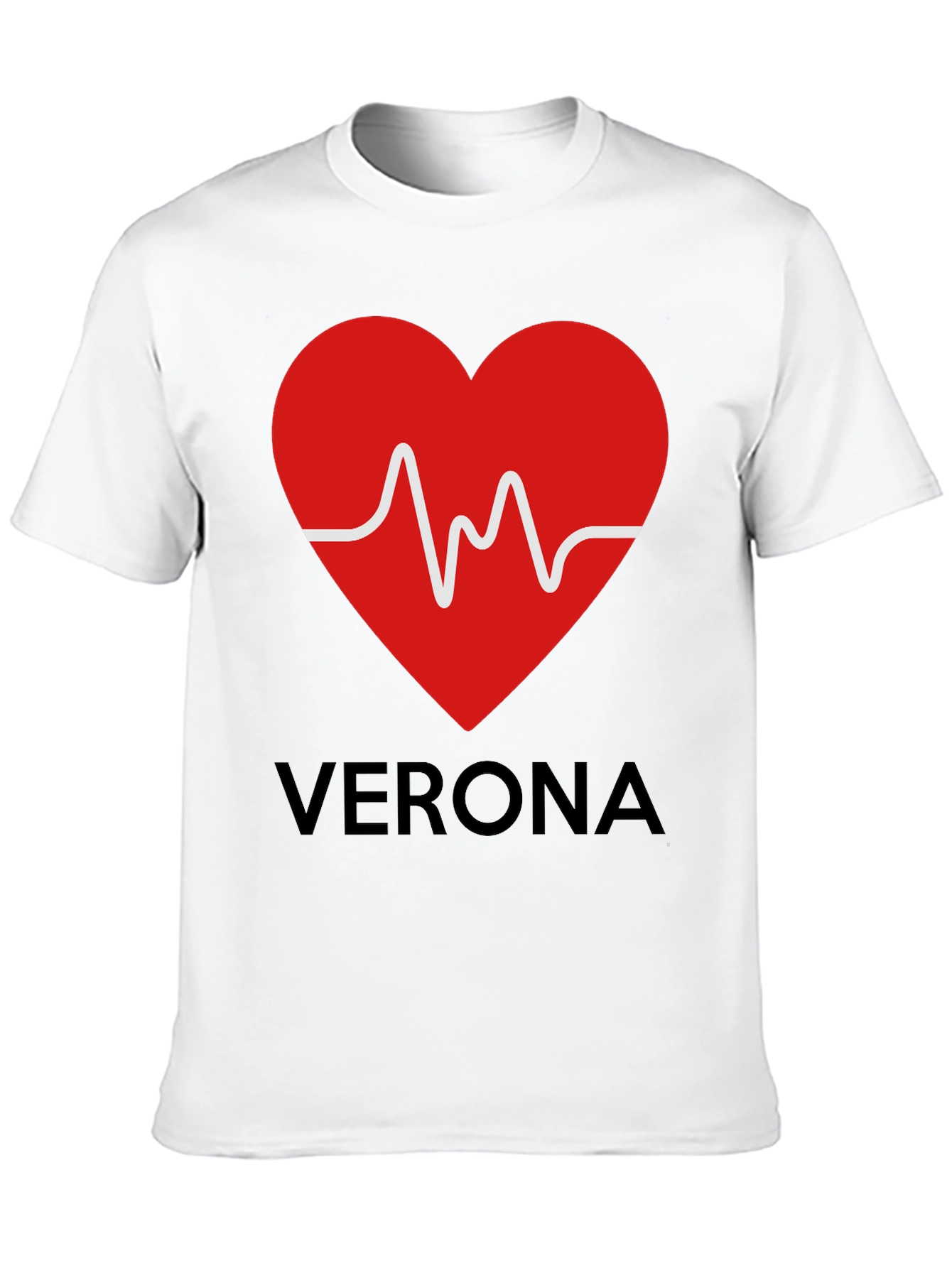 Verona Heartbeat T-Shirt - Romantic City Tee