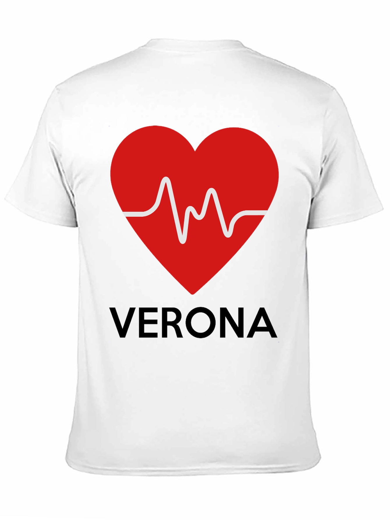 Verona Heartbeat T-Shirt - Romantic City Tee