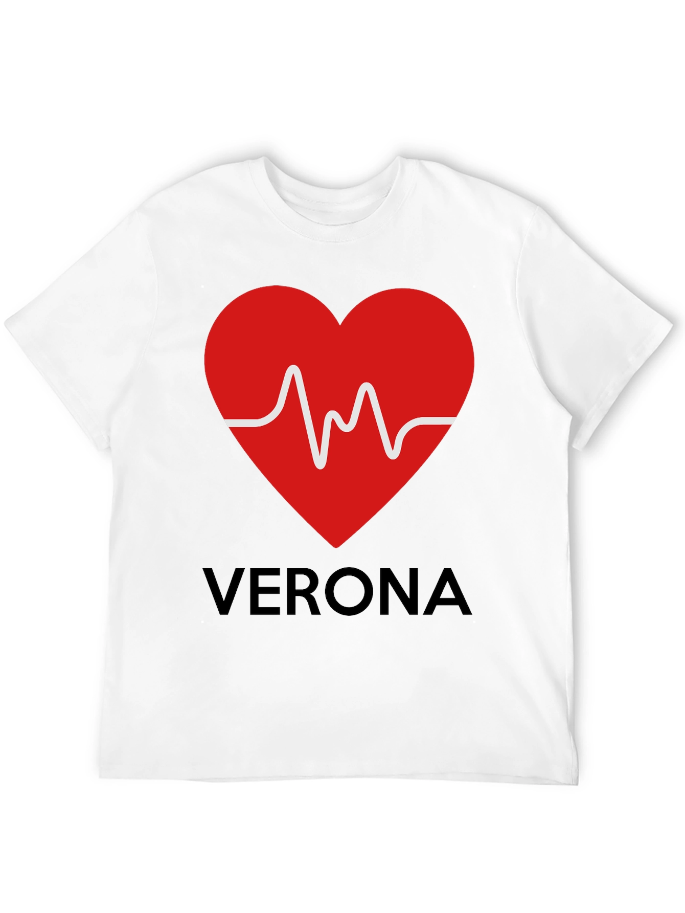 Verona Heartbeat T-Shirt - Romantic City Tee