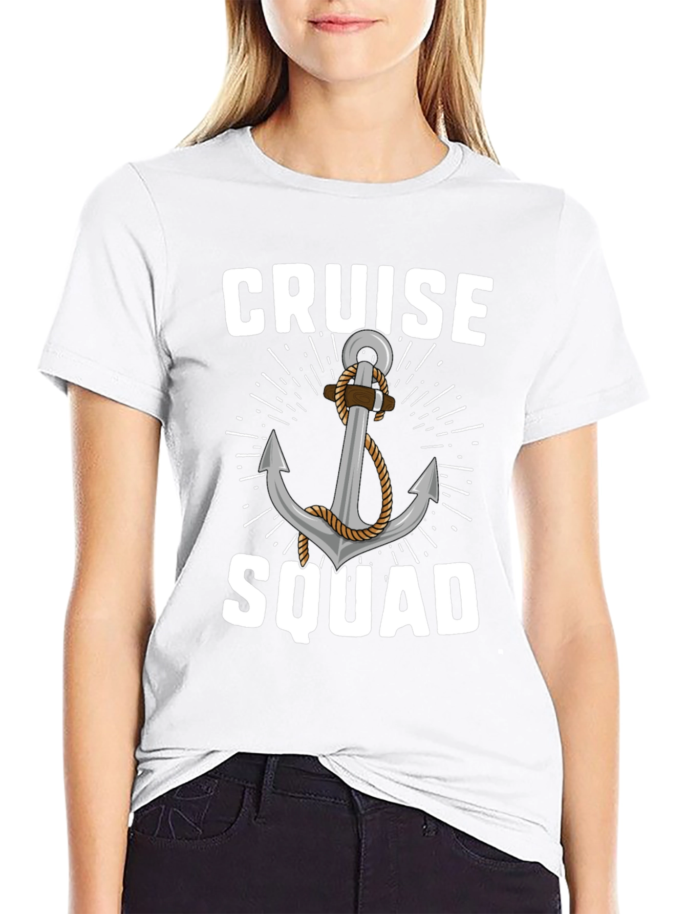 Cruise Squad Anchor Graphic T-Shirt