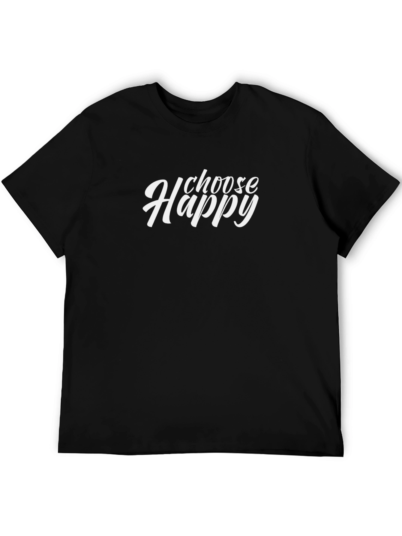 Choose Happy Graphic Tee - Stylish Comfort