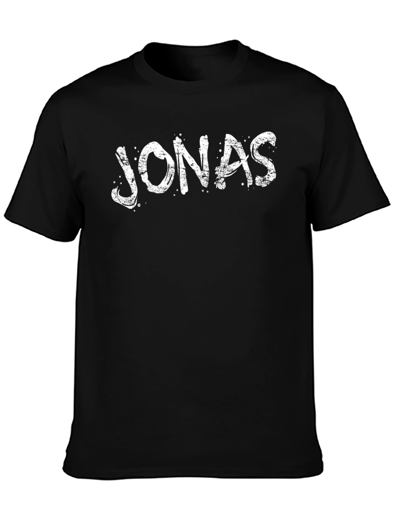 JONAS Distressed Graphic Black T-Shirt